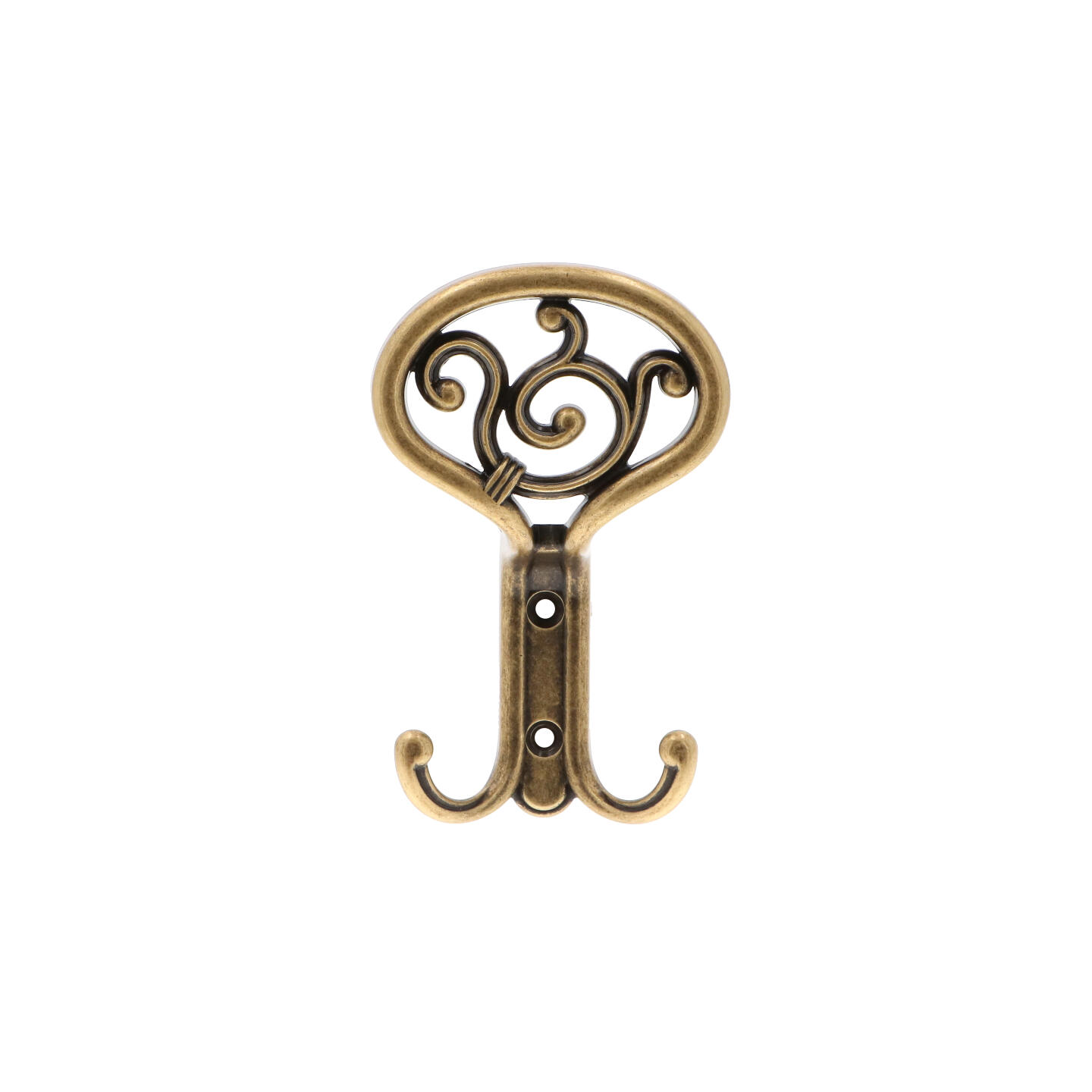 Portemanteau en zamac Diamètre 85mm x 138 Florence antique - Marron, Zamak – Image 3