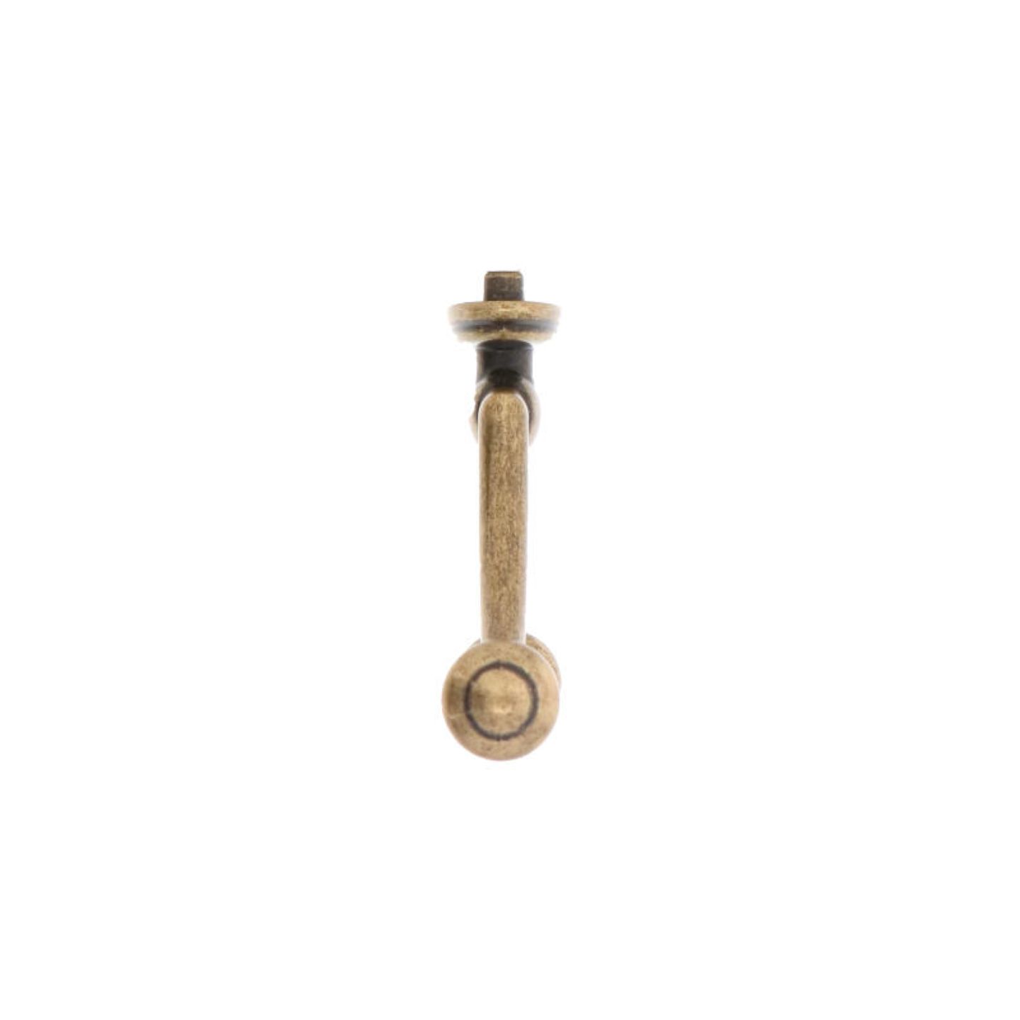 Portemanteau en zamac Entraxe 32mm Florence antique - Marron, Zamak - Imagen 2