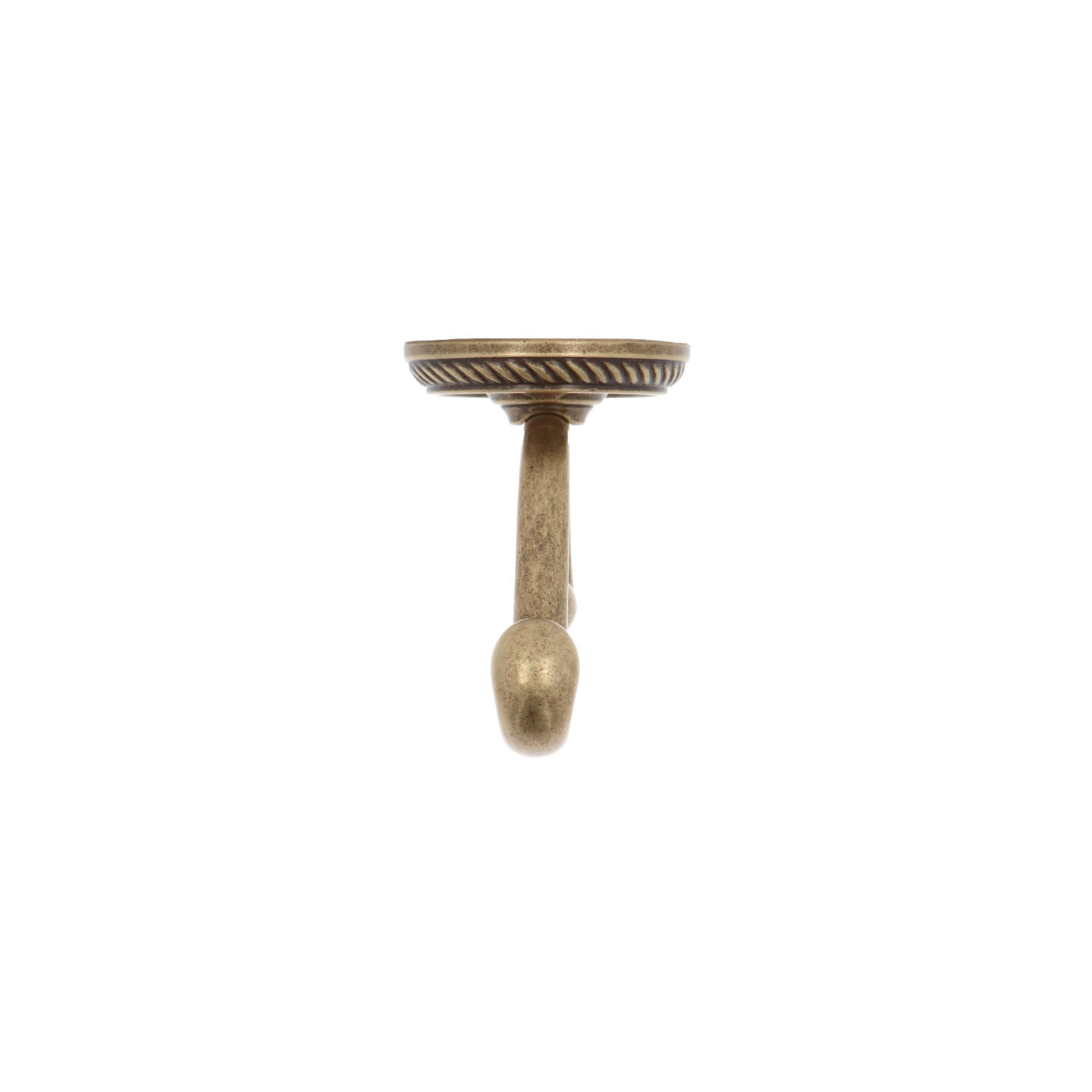 Portemanteau en zamac Diamètre 80mm x 115 Florence antique - Marron, Zamak – Image 2