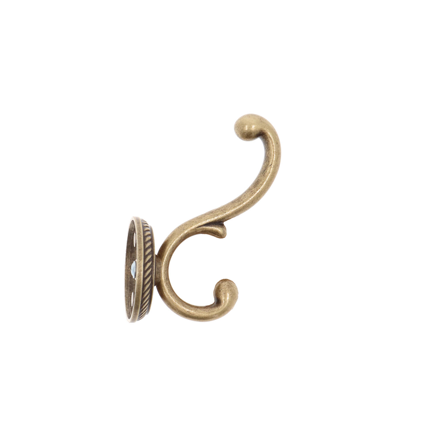 Portemanteau en zamac Diamètre 80mm x 115 Florence antique - Marron, Zamak – Image 3