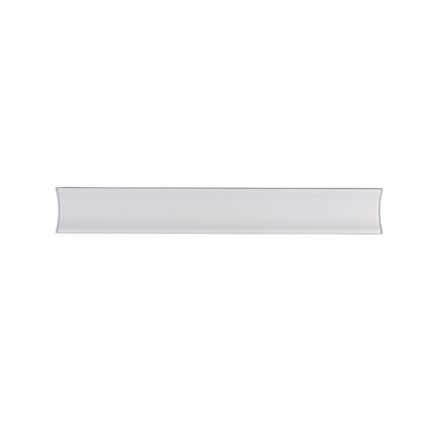 Poignée pour meubles en zamac Entraxe 128mm Aluminium mat verni - Gris / argent, Zamak – Image 3