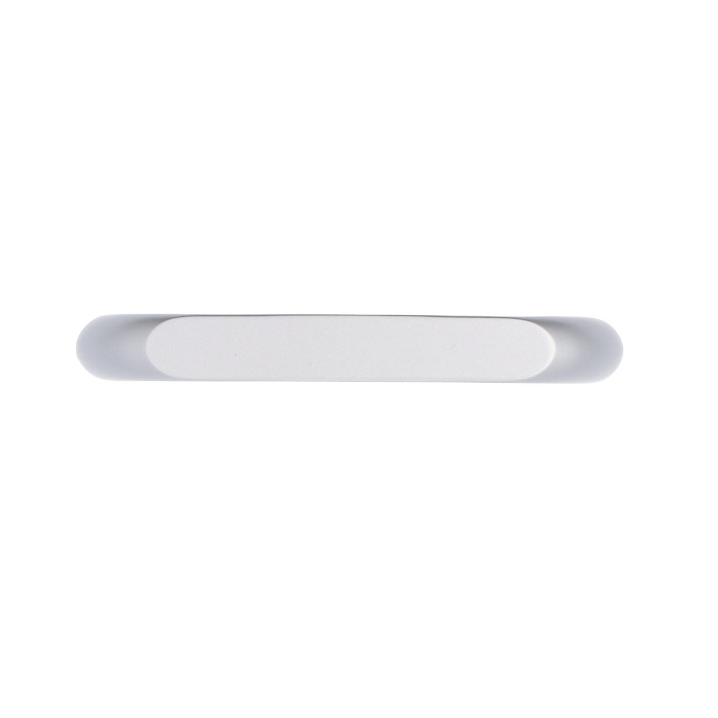 Poignée pour meubles en zamac Entraxe 128mm Aluminium mat verni - Gris / argent, Zamak – Image 3