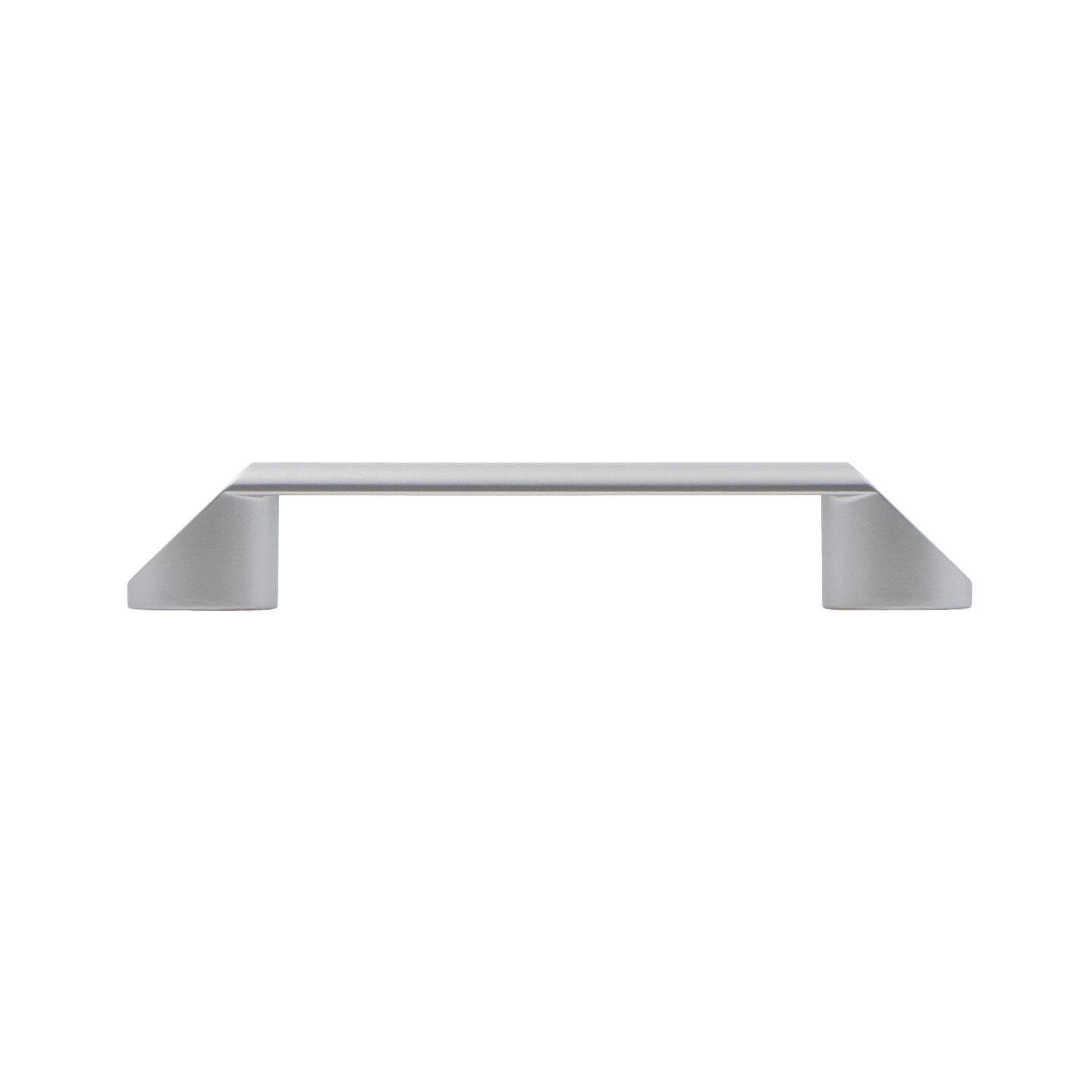Poignée pour meubles en zamac Entraxe 96mm Aluminium mat verni - Gris / argent, Zamak - immagine 2