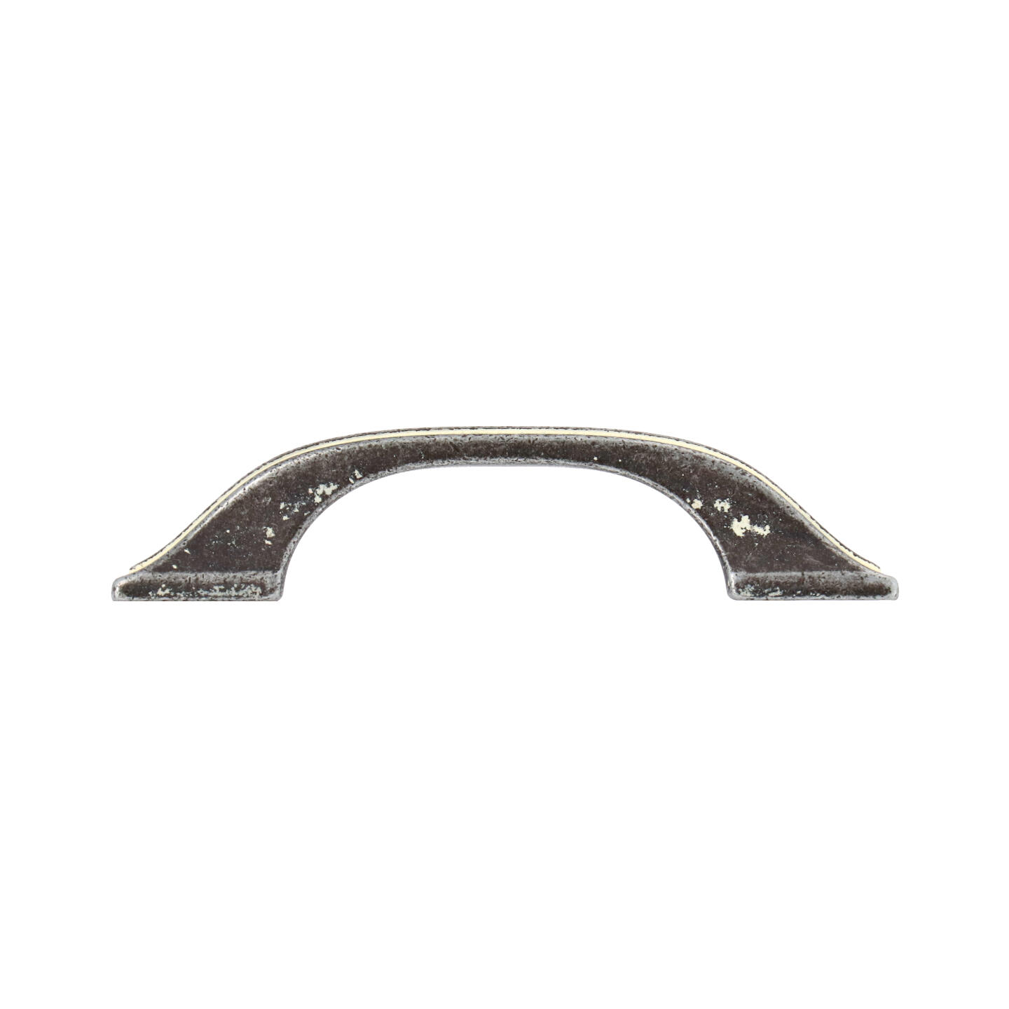 Poignée pour meubles en zamac Entraxe 64mm Ivoire rustique - Gris / argent, Zamak – Image 2
