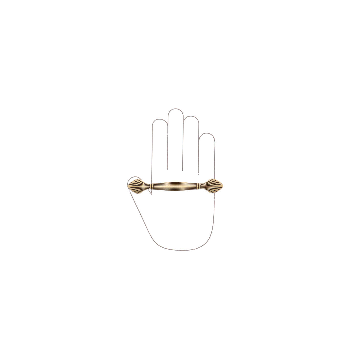 Poignée pour meubles en zamac Entraxe 96mm Florence antique - Marron, Zamak – Image 4