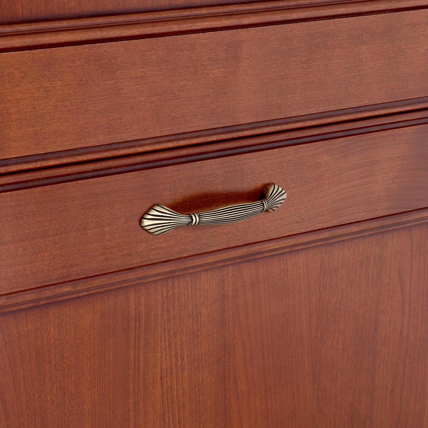 Poignée pour meubles en zamac Entraxe 96mm Florence antique - Marron, Zamak – Image 5