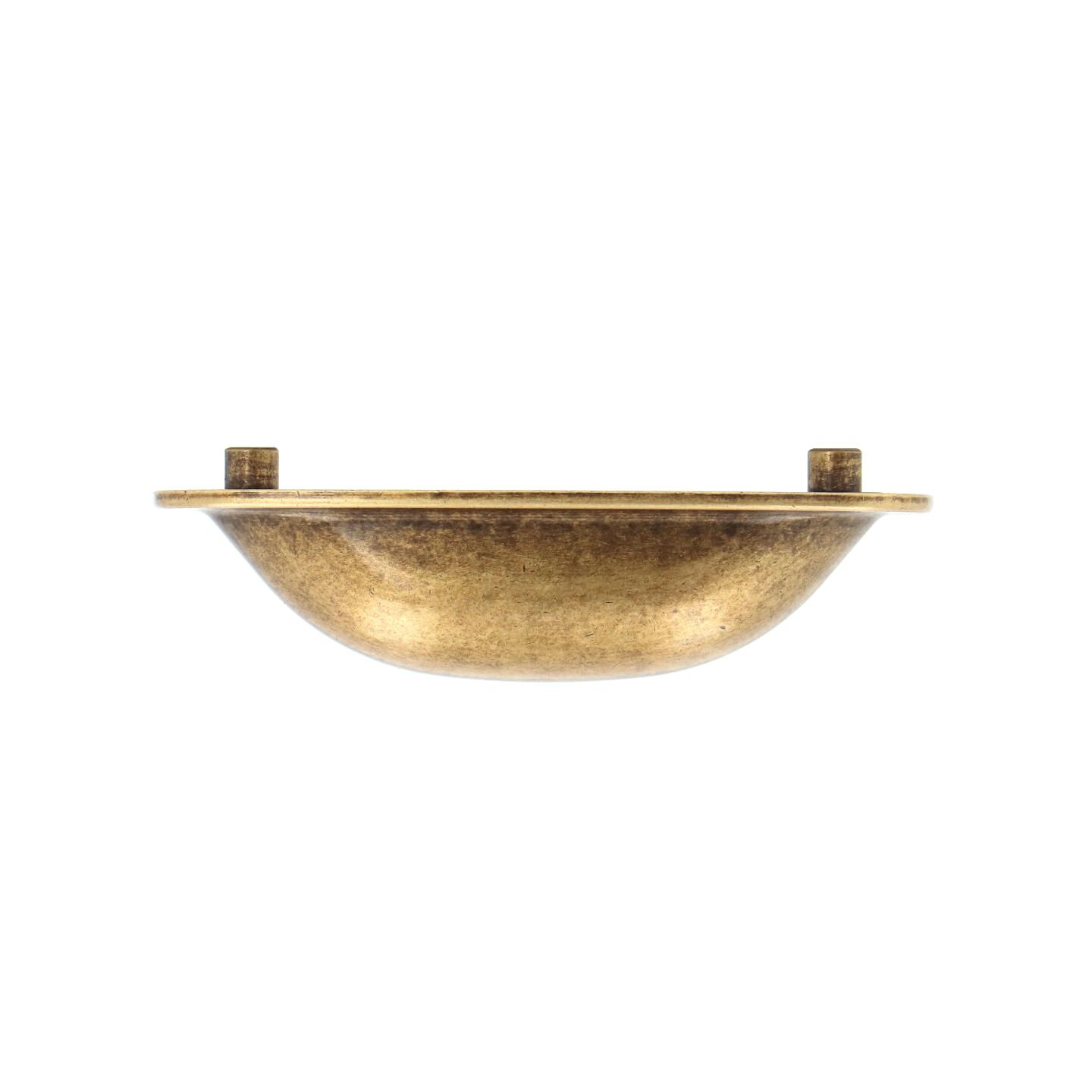 Poignée pour meubles en zamac Entraxe 64mm Florence antique - Marron, Zamak - Image 3