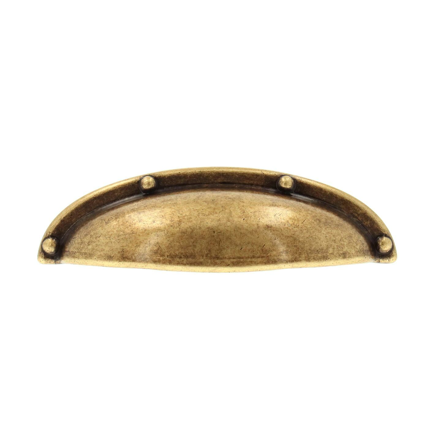 Poignée pour meubles en zamac Entraxe 64mm Florence antique - Marron, Zamak – Image 2