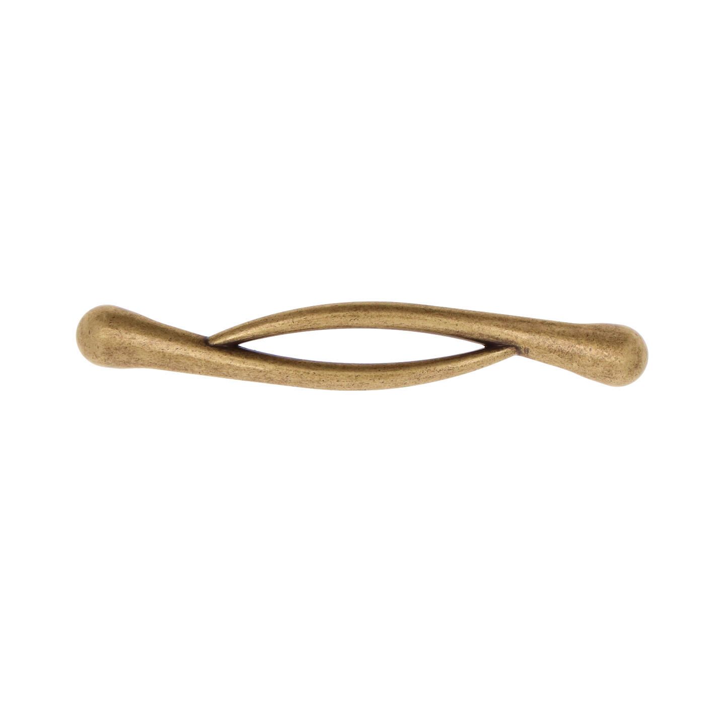 Poignée pour meubles en zamac Entraxe 96mm Florence antique - Marron, Zamak – Image 3