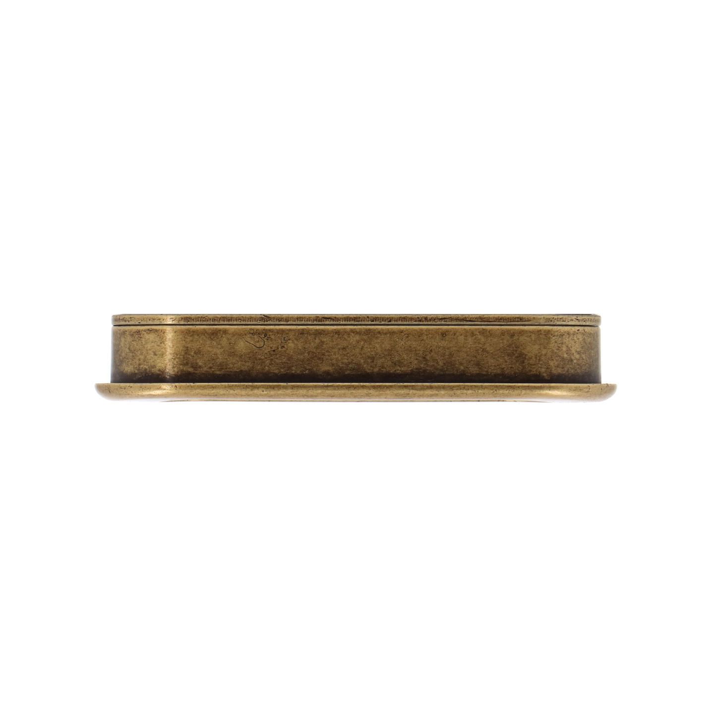 Poignée encastrée en zamac Entraxe 75mm Florence antique - Marron, Zamak – Image 2