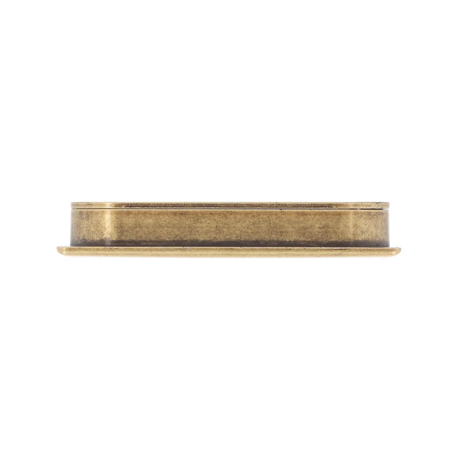 Poignée encastrée en zamac Entraxe 75mm Florence antique - Marron, Zamak – Image 2