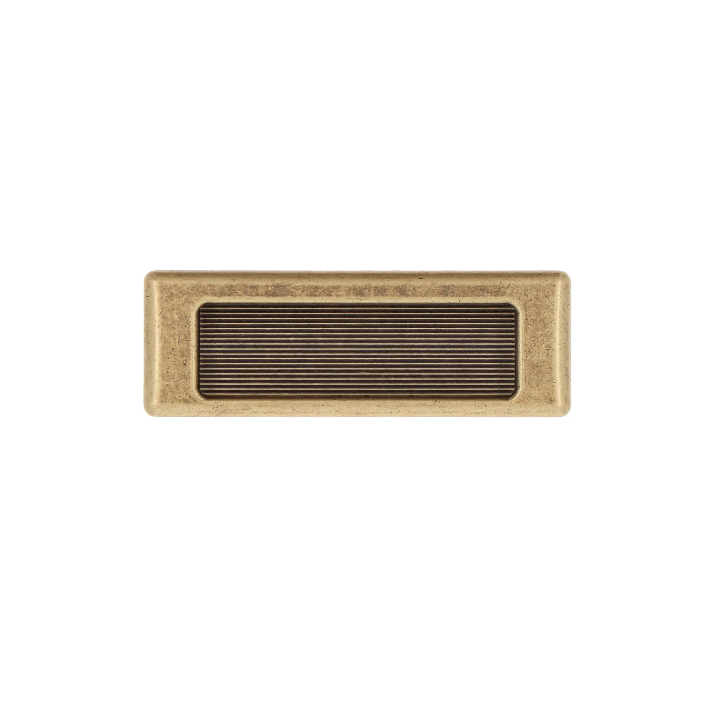 Poignée encastrée en zamac Entraxe 75mm Florence antique - Marron, Zamak – Image 3