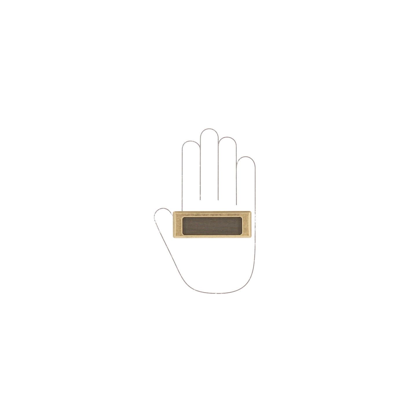 Poignée encastrée en zamac Entraxe 75mm Florence antique - Marron, Zamak – Image 4