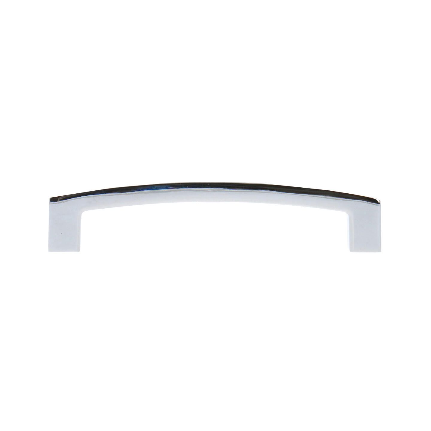 Poignée pour meubles en zamac et cristal Entraxe 96mm chrome poli - Gris / argent, Zamak – Image 2