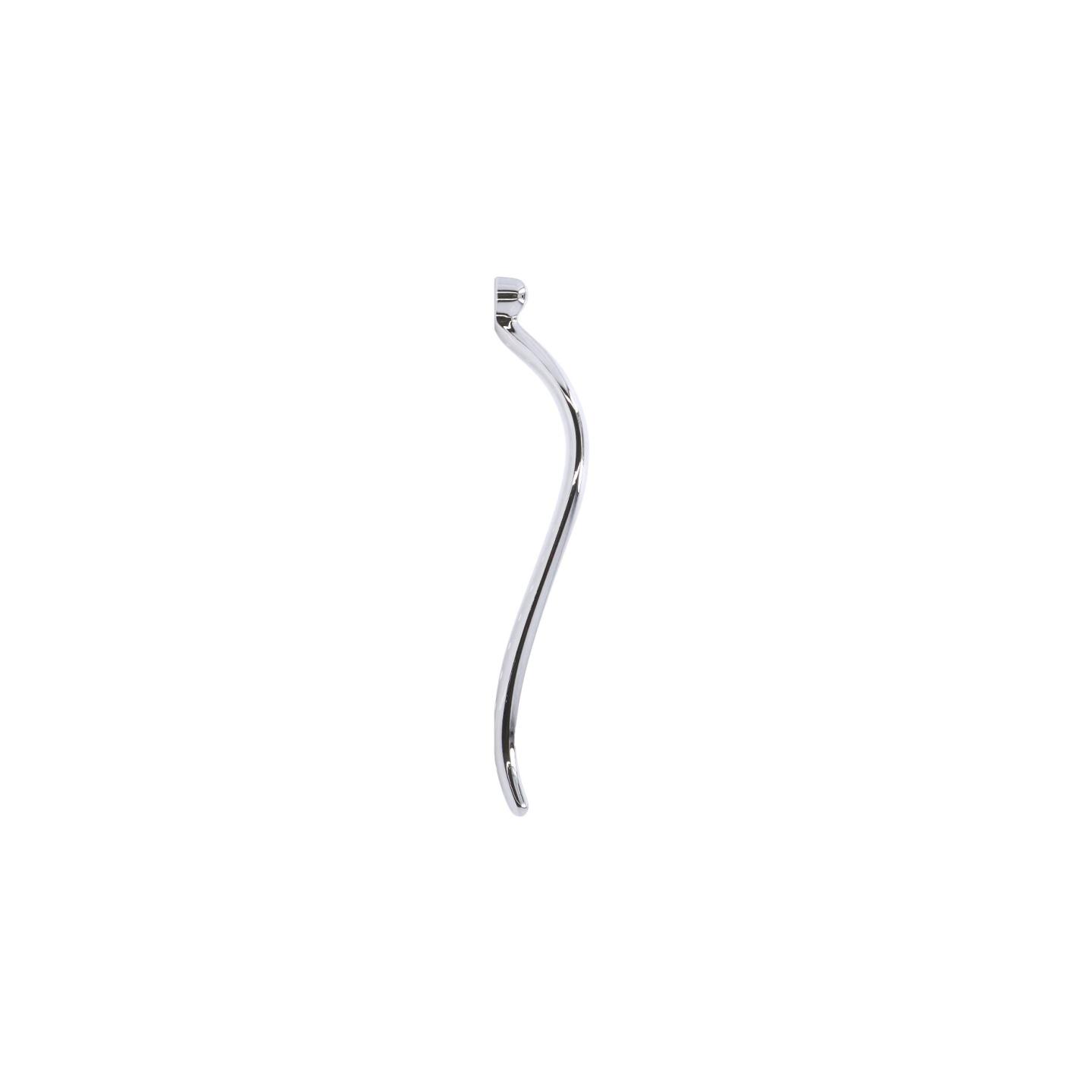 Poignée pour meubles en zamac Entraxe 224mm chrome poli - Gris / argent, Zamak - immagine 2