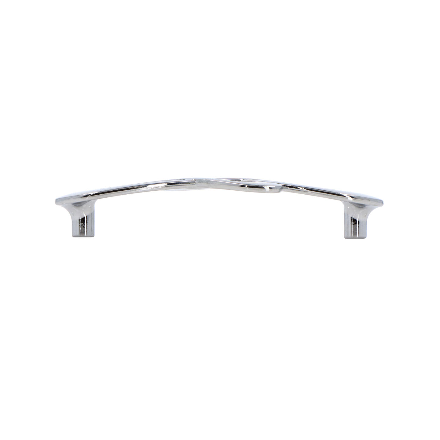 Poignée pour meubles en zamac Entraxe 96mm chrome poli - Gris / argent, Zamak - Image 2