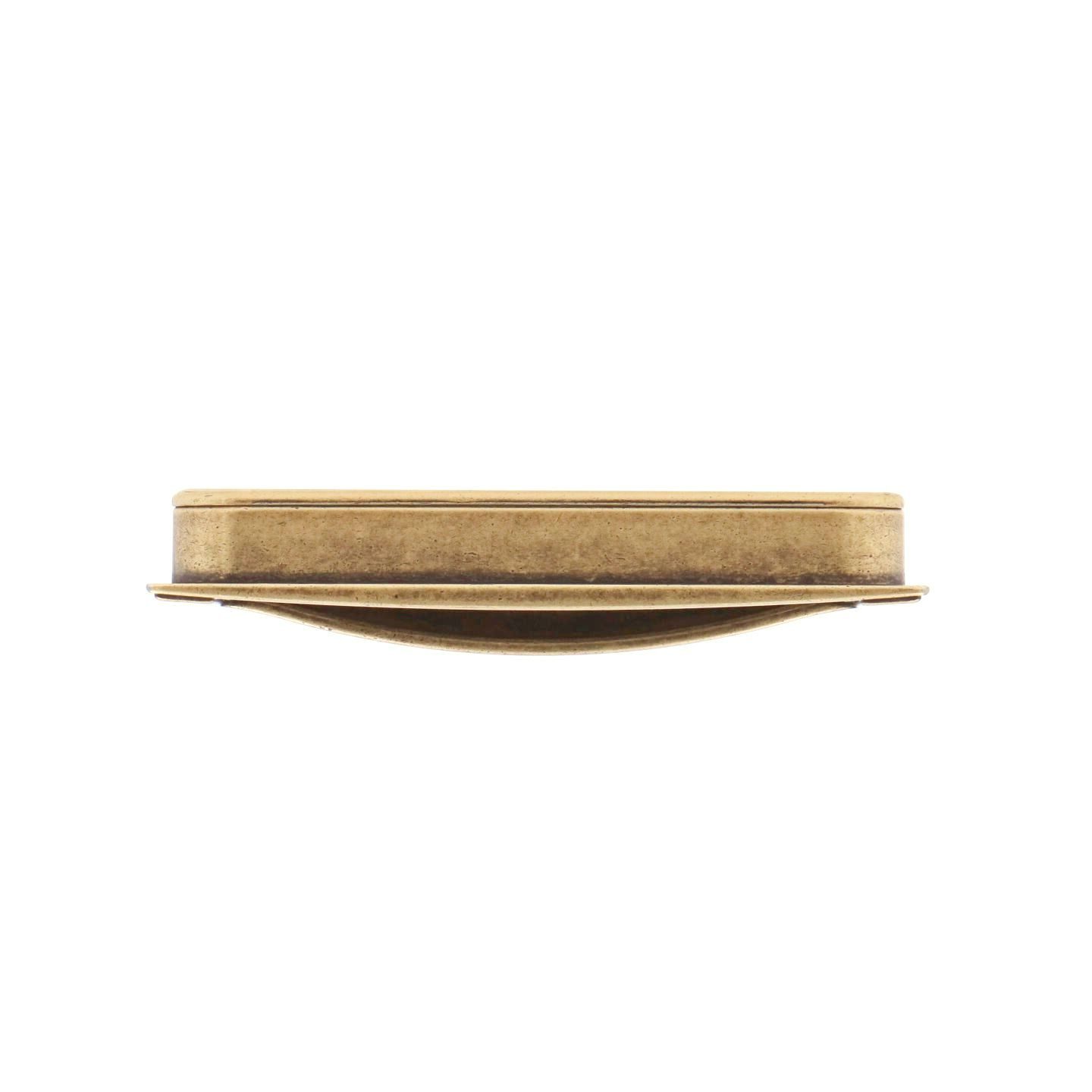 Poignée encastrée en zamac Entraxe 96mm Florence antique - Marron, Zamak – Image 2