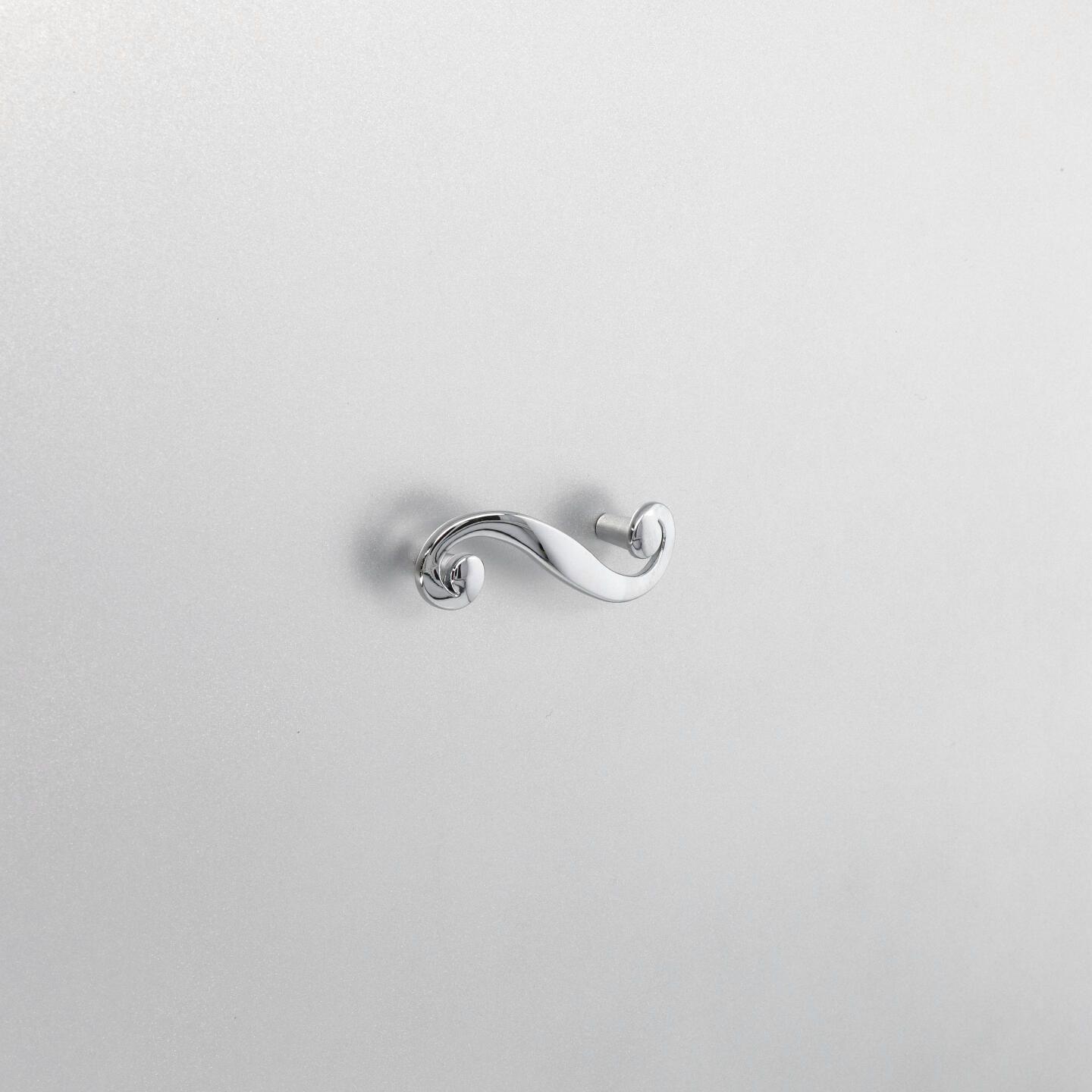 Poignée pour meubles en zamac Entraxe 64mm chrome poli - Gris / argent, Zamak – Image 5