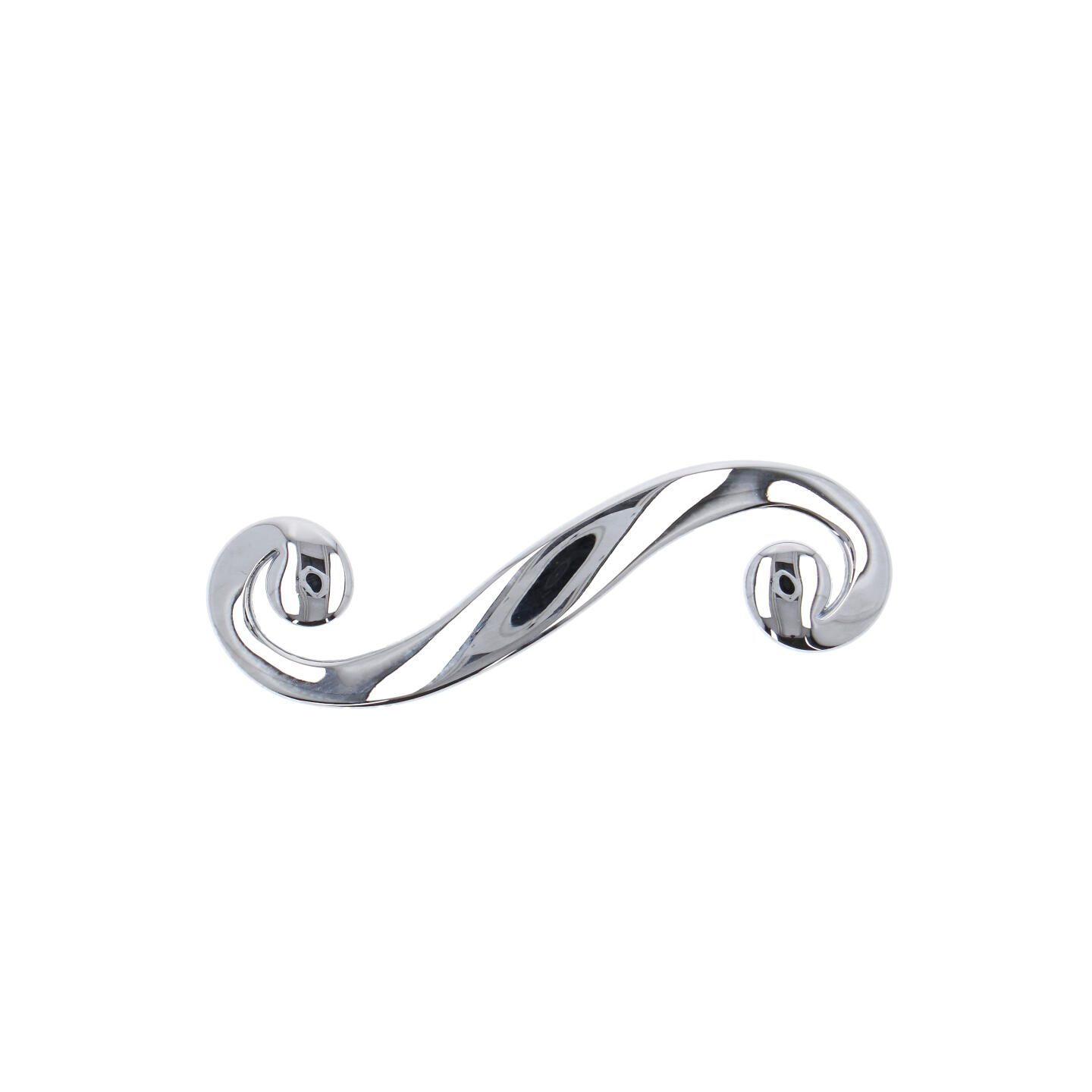 Poignée pour meubles en zamac Entraxe 64mm chrome poli - Gris / argent, Zamak – Image 3