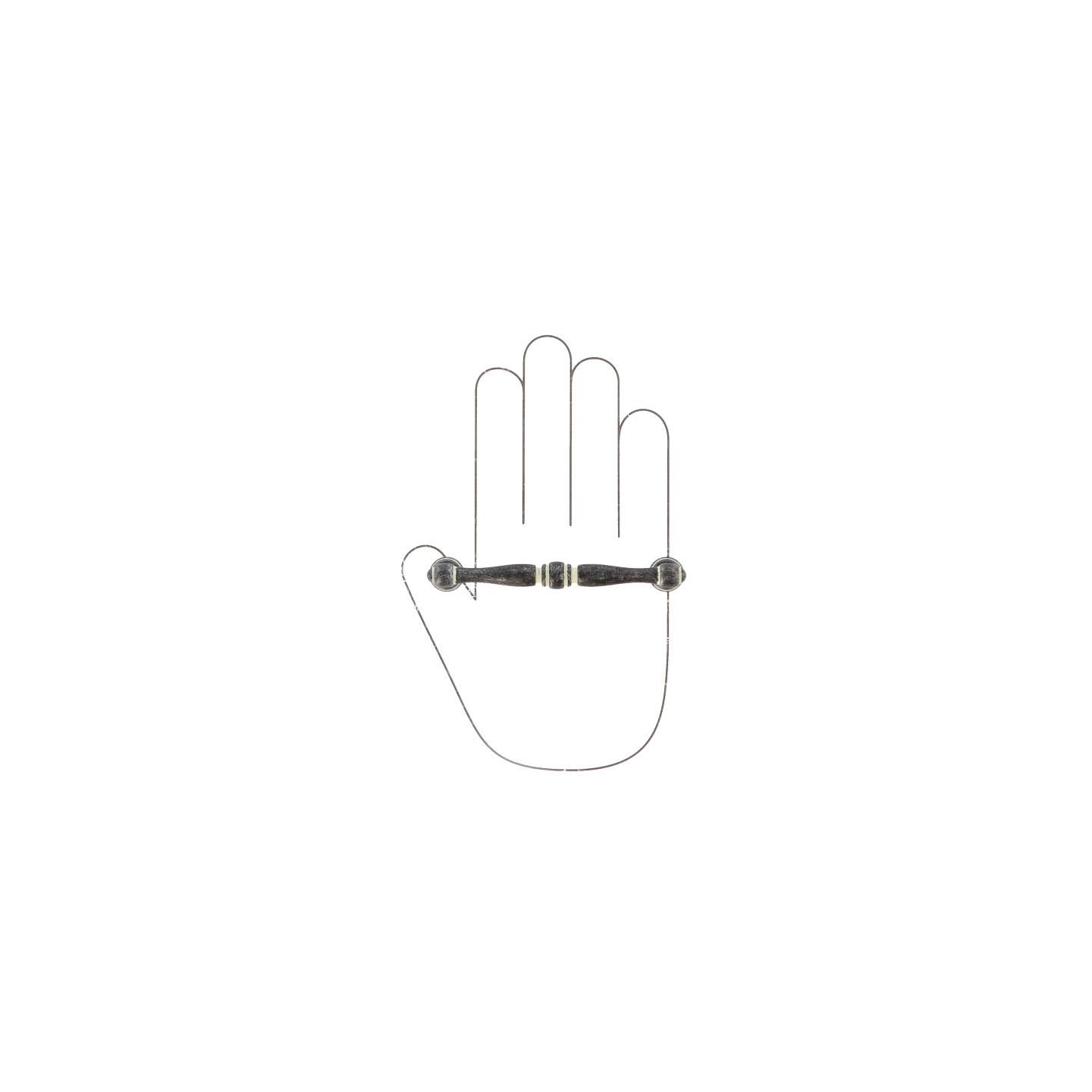 Poignée pour meubles en zamac Entraxe 96mm Ivoire rustique - Gris / argent, Zamak – Image 4