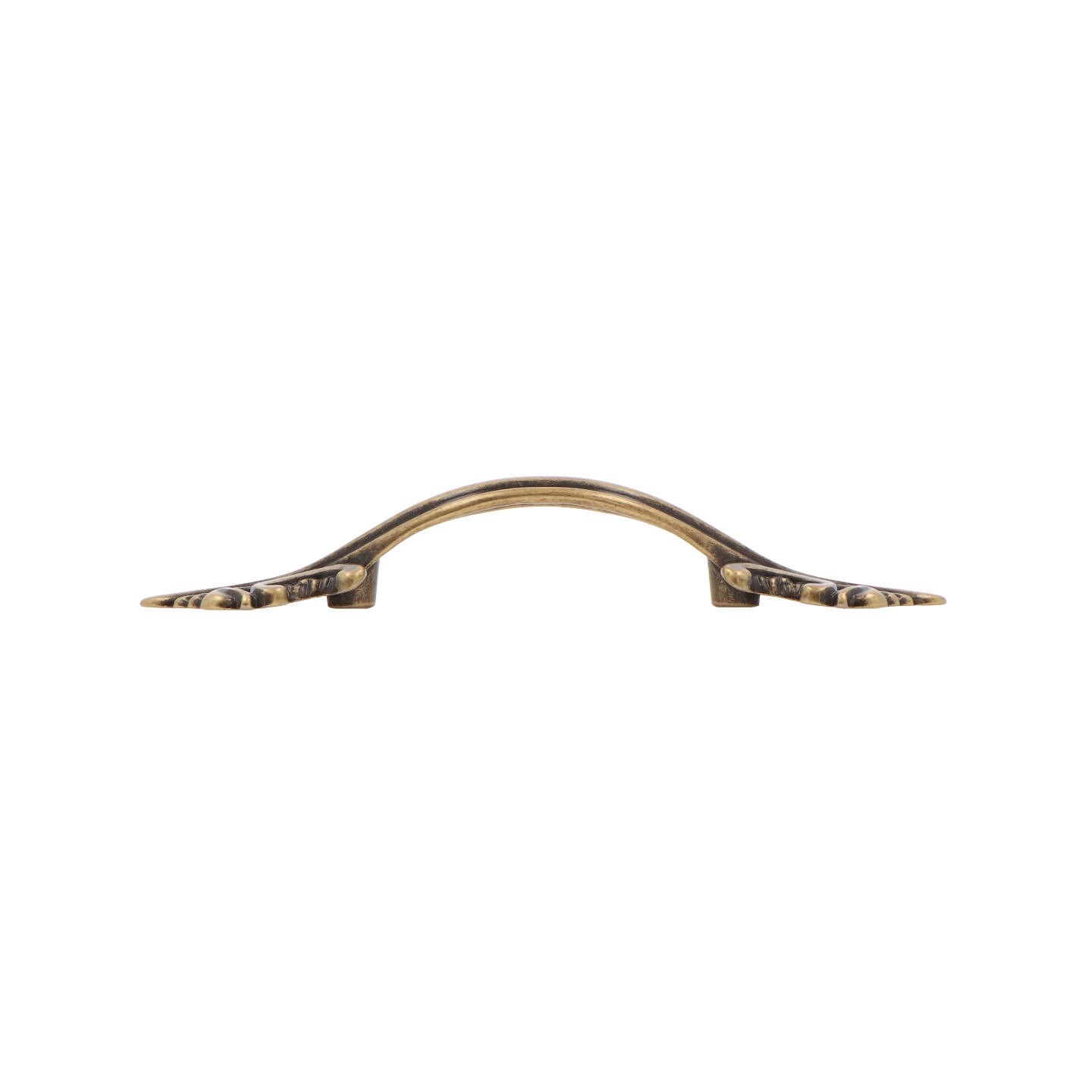 Poignée pour meubles en zamac Entraxe 64mm Florence antique - Marron, Zamak - Image 2