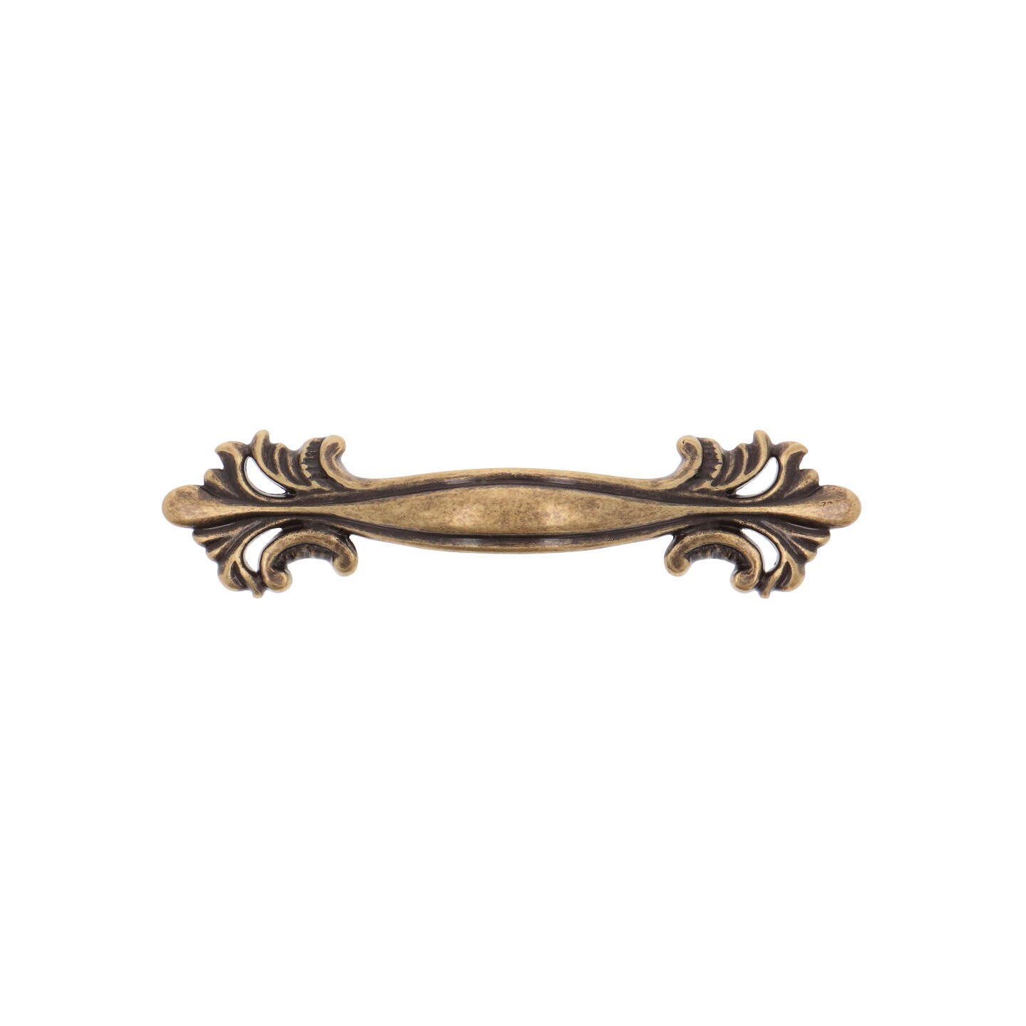 Poignée pour meubles en zamac Entraxe 64mm Florence antique - Marron, Zamak - Image 3