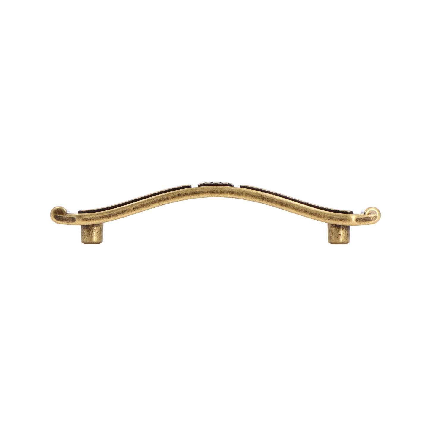 Poignée pour meubles en zamac Entraxe 96mm Florence antique - Marron, Zamak - immagine 2
