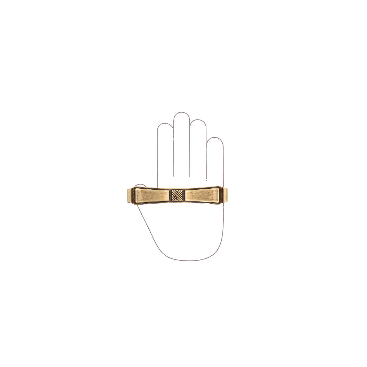 Poignée pour meubles en zamac Entraxe 96mm Florence antique - Marron, Zamak - immagine 4