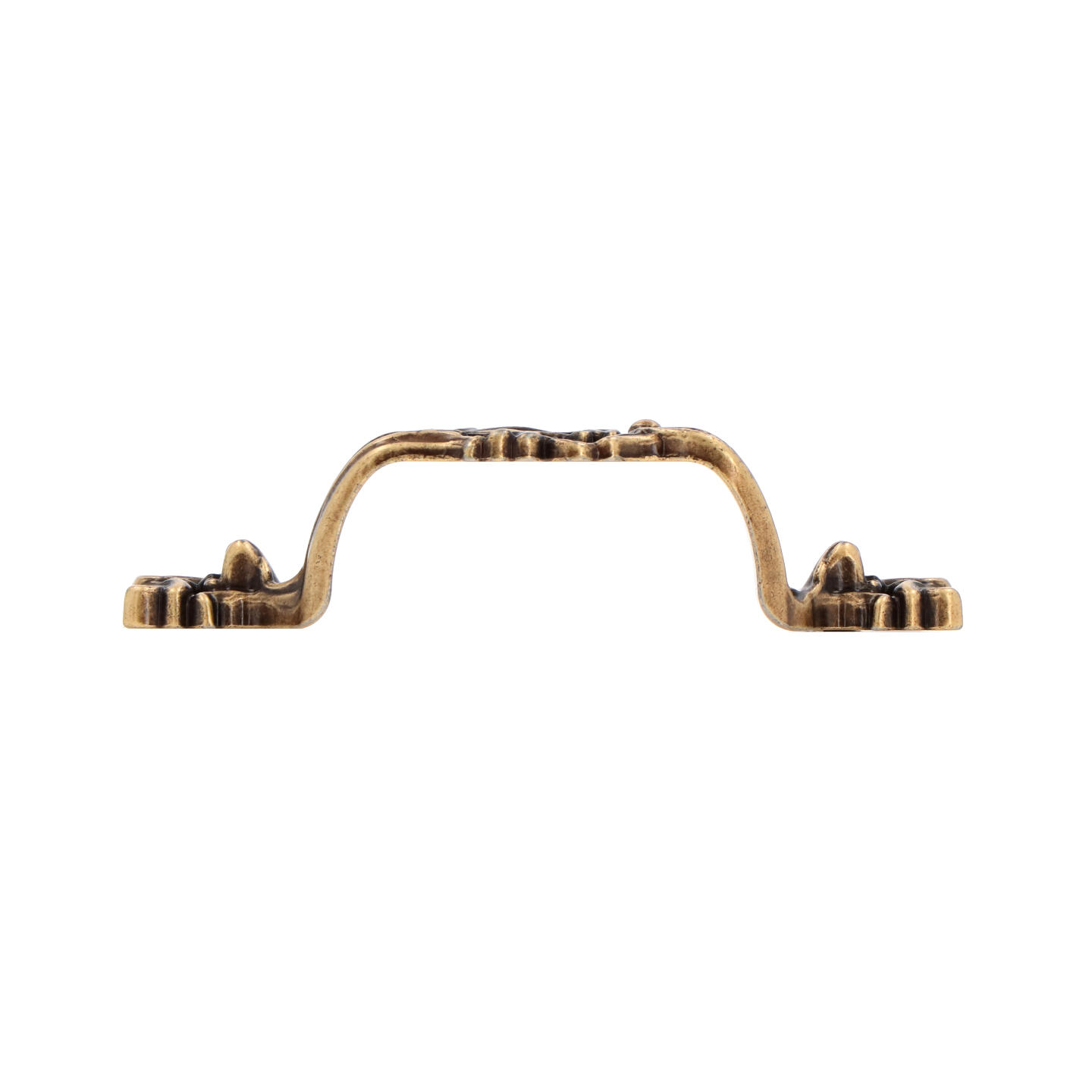 Poignée pour meubles en zamac Entraxe 64mm Florence antique - Marron, Zamak – Image 2
