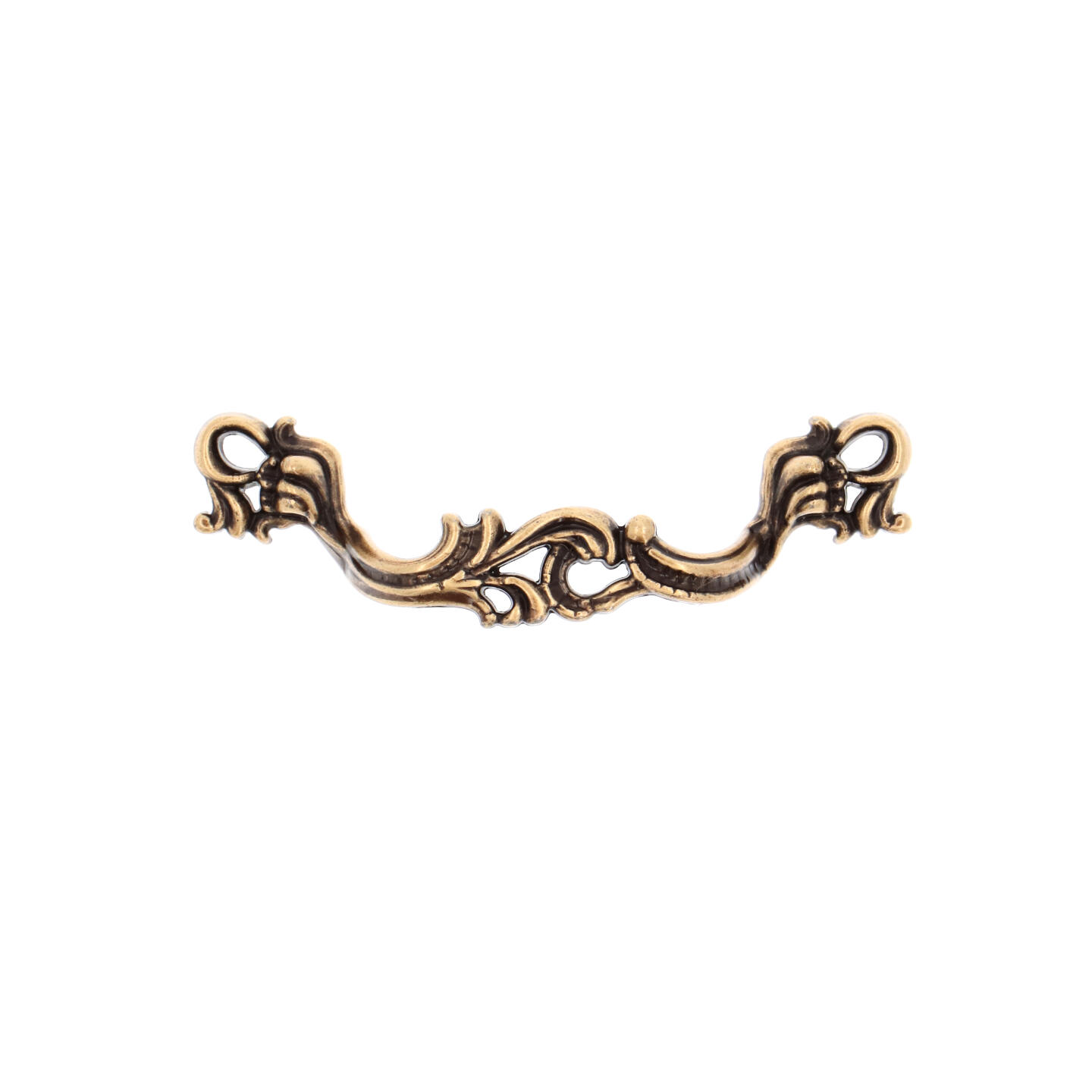 Poignée pour meubles en zamac Entraxe 64mm Florence antique - Marron, Zamak – Image 3