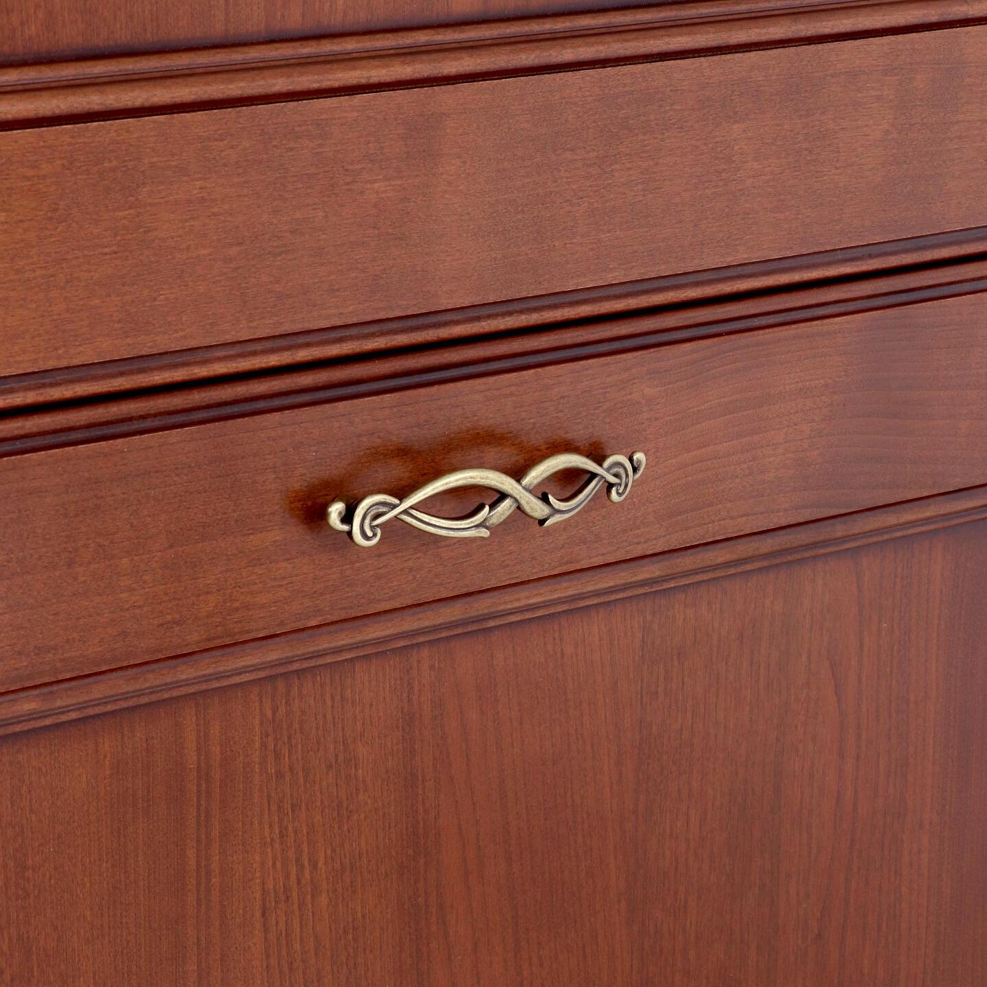 Poignée pour meubles en zamac Entraxe 96mm Florence antique - Marron, Zamak – Image 5