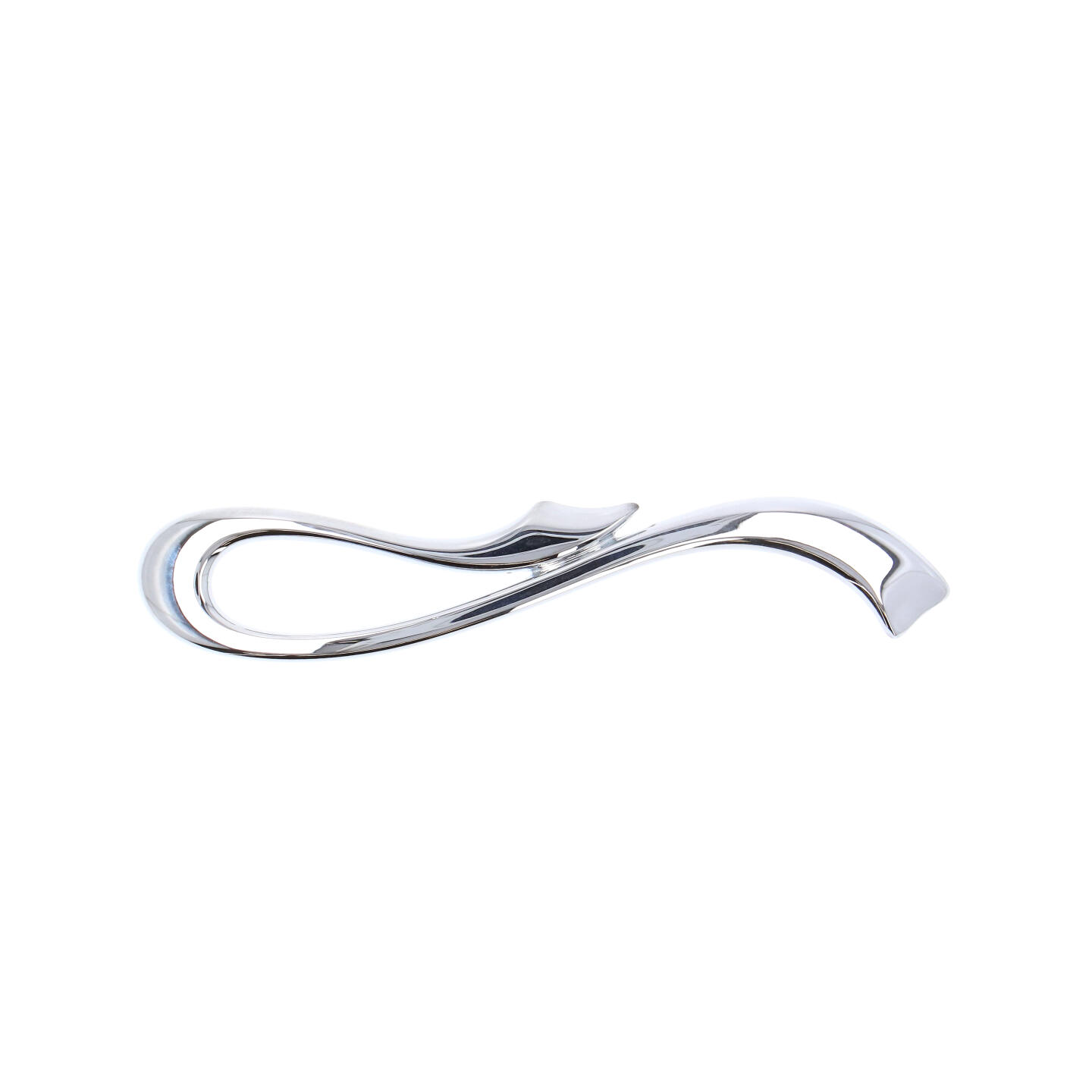 Poignée pour meubles en zamac Entraxe 96mm chrome poli - Gris / argent, Zamak - immagine 3