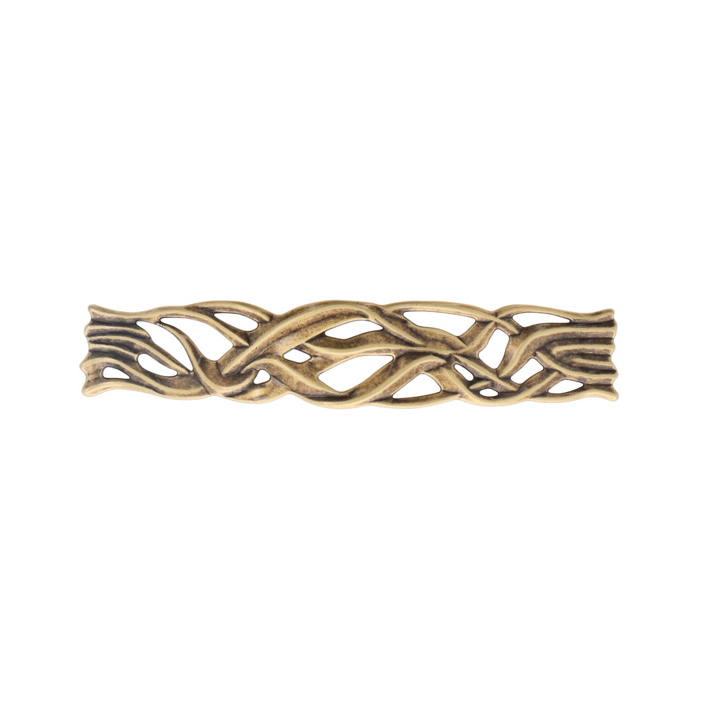 Poignée pour meubles en zamac Entraxe 128mm Florence antique - Marron, Zamak - Image 3