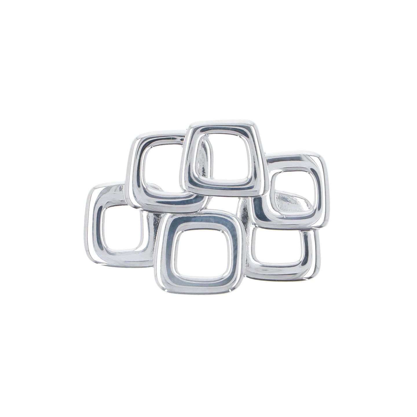 Poignée pour meubles en zamac Entraxe 32mm chrome poli - Gris / argent, Zamak - Image 3