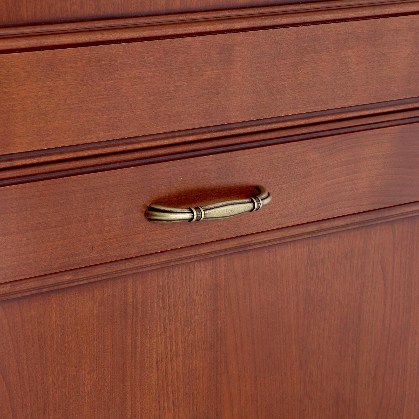 Poignée pour meubles en zamac Entraxe 96mm Florence antique - Marron, Zamak – Image 5