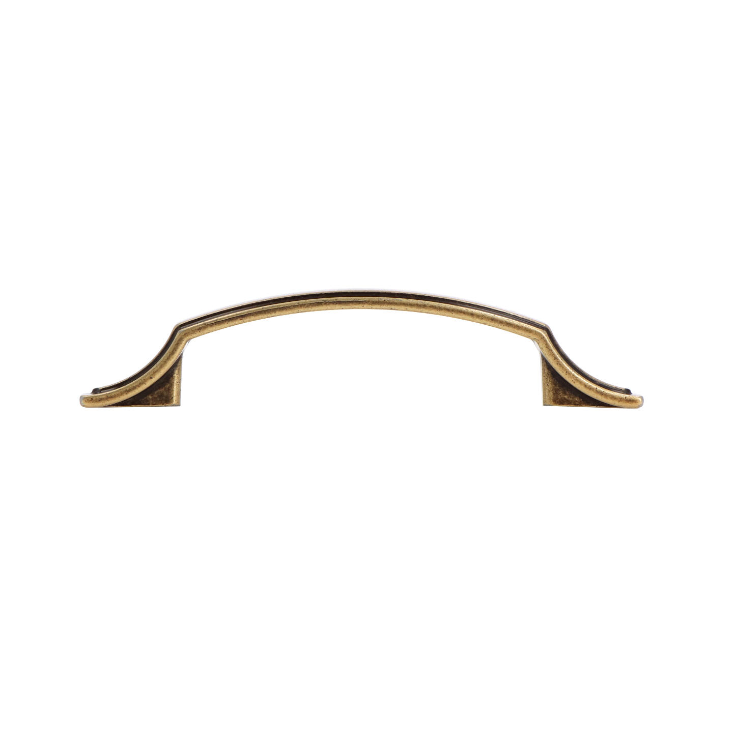 Poignée pour meubles en zamac Entraxe 96mm Florence antique - Marron, Zamak – Image 2