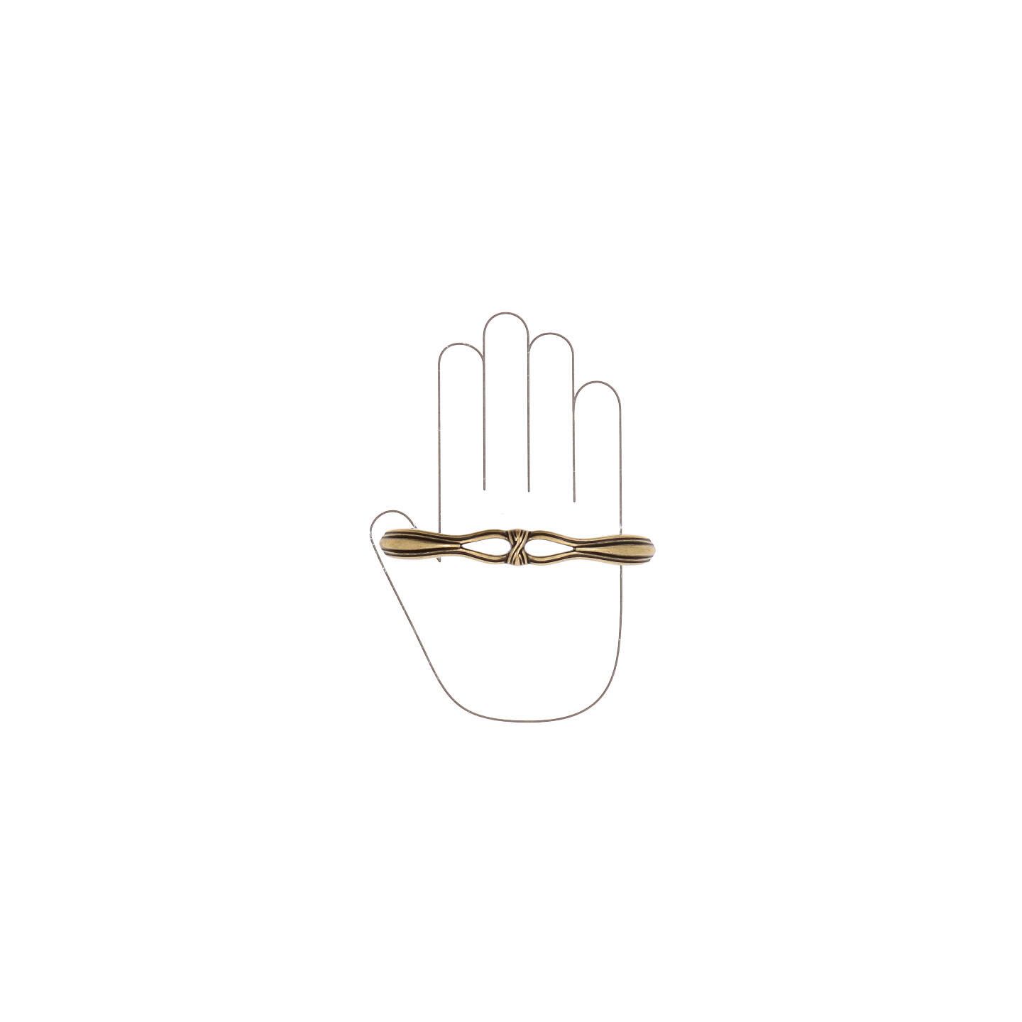 Poignée pour meubles en zamac Entraxe 96mm Florence antique - Marron, Zamak - Image 4