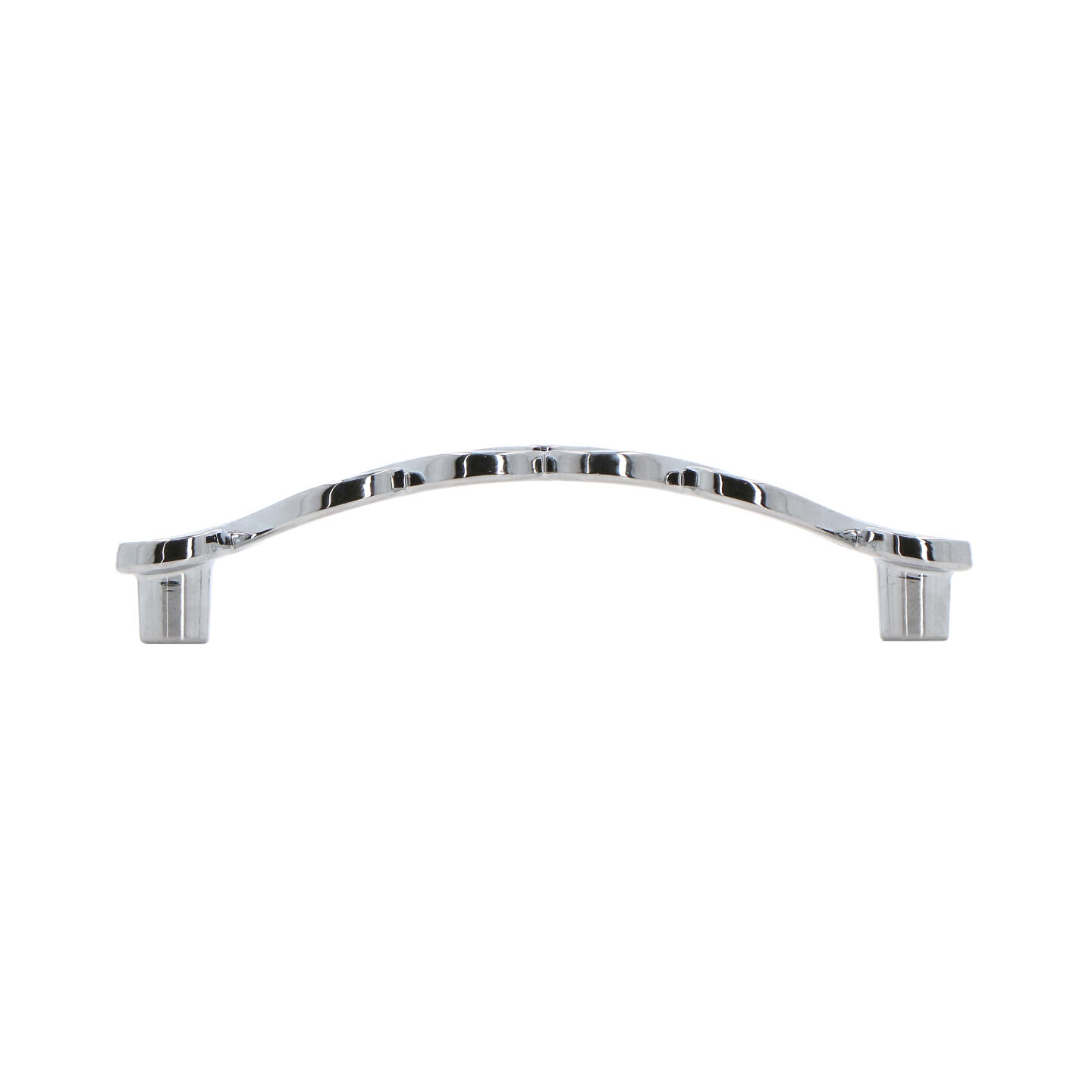 Poignée pour meubles en zamac Entraxe 96mm chrome poli - Gris / argent, Zamak – Image 2