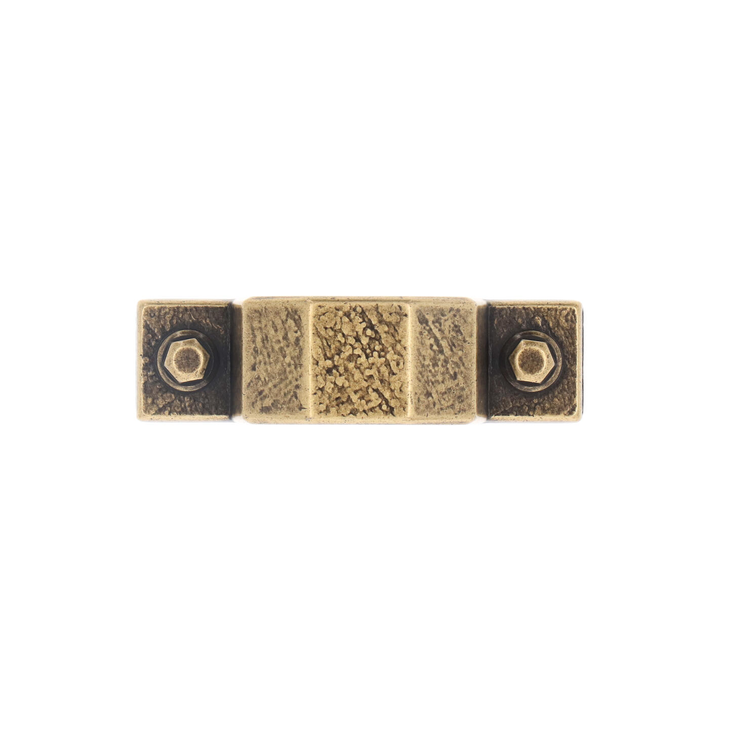 Poignée pour meubles en zamac Entraxe 64mm Florence antique - Marron, Zamak - Image 3