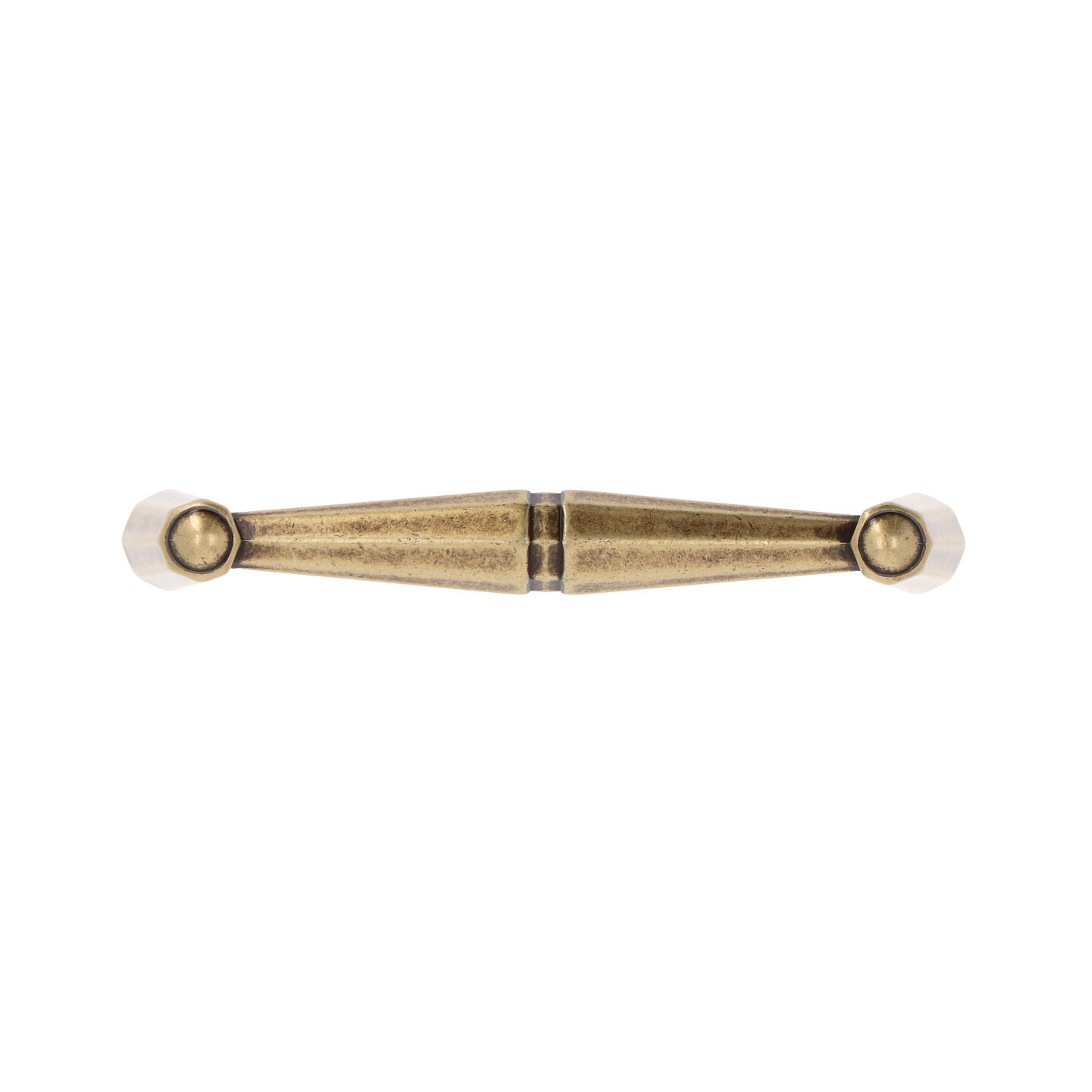 Poignée pour meubles en zamac Entraxe 96mm Florence antique - Marron, Zamak – Image 3
