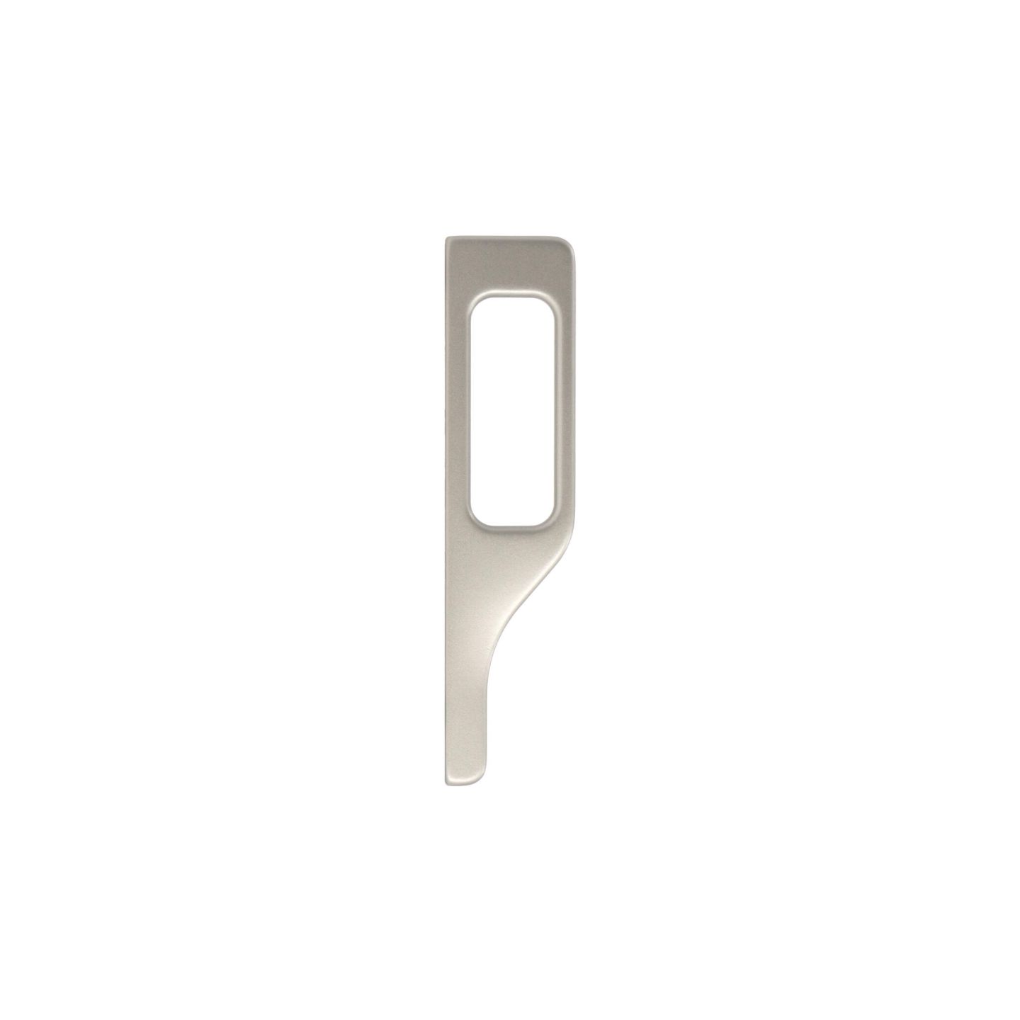 Poignée pour meubles en zamac Entraxe 96mm Alucover platine - Gris / argent, Zamak - Image 2