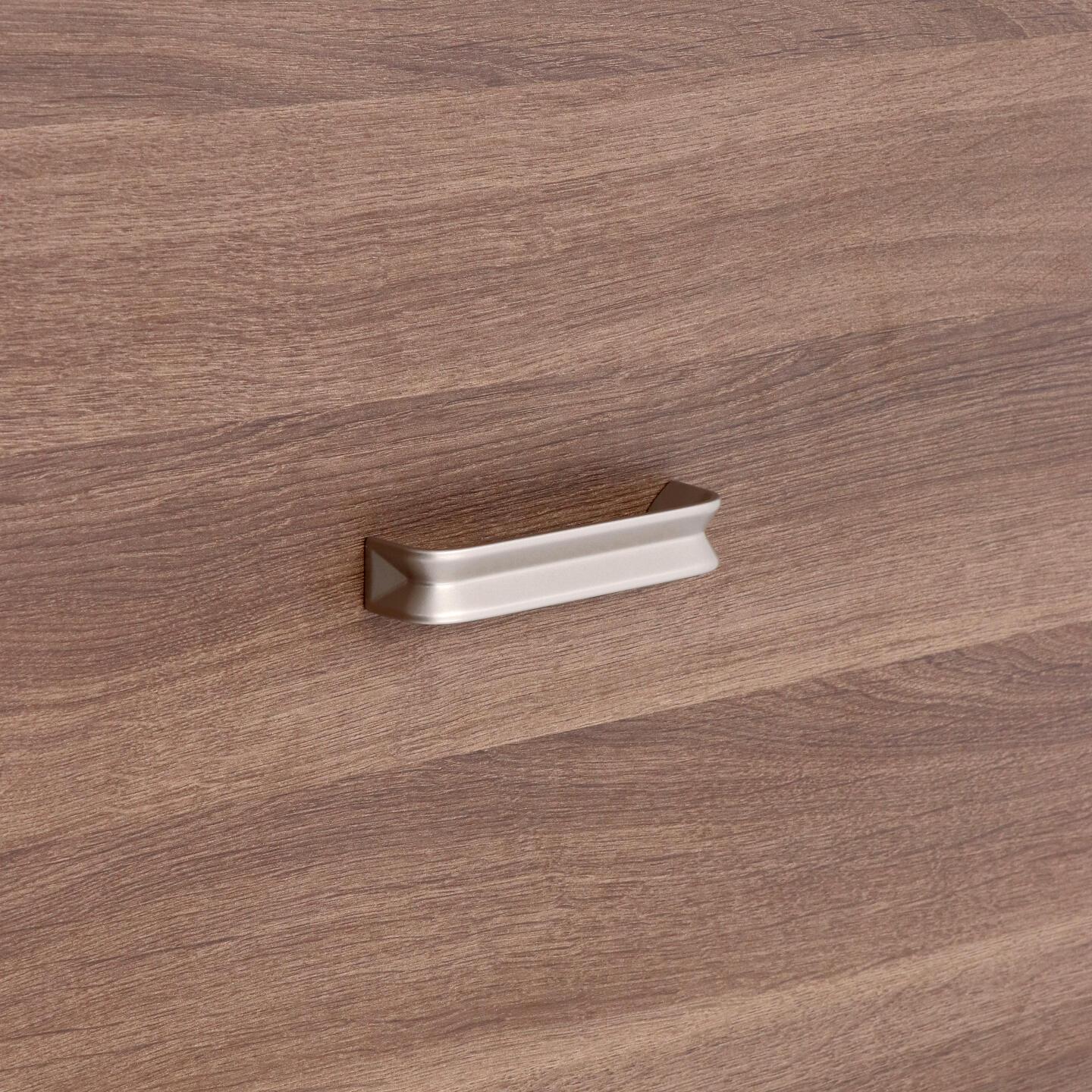 Poignée pour meubles en zamac Entraxe 96mm Alucover platine - Gris / argent, Zamak – Image 5