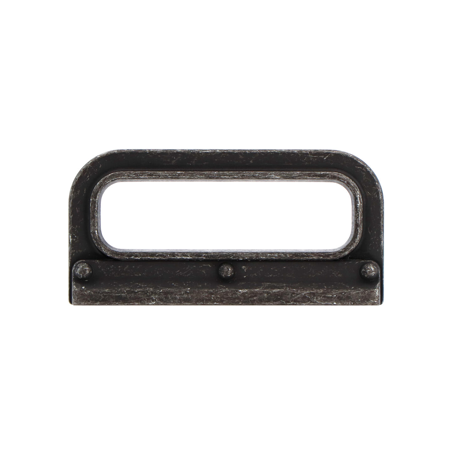 Poignée pour meubles en zamac Entraxe 64mm Fer noir vintage - Zamak – Image 2