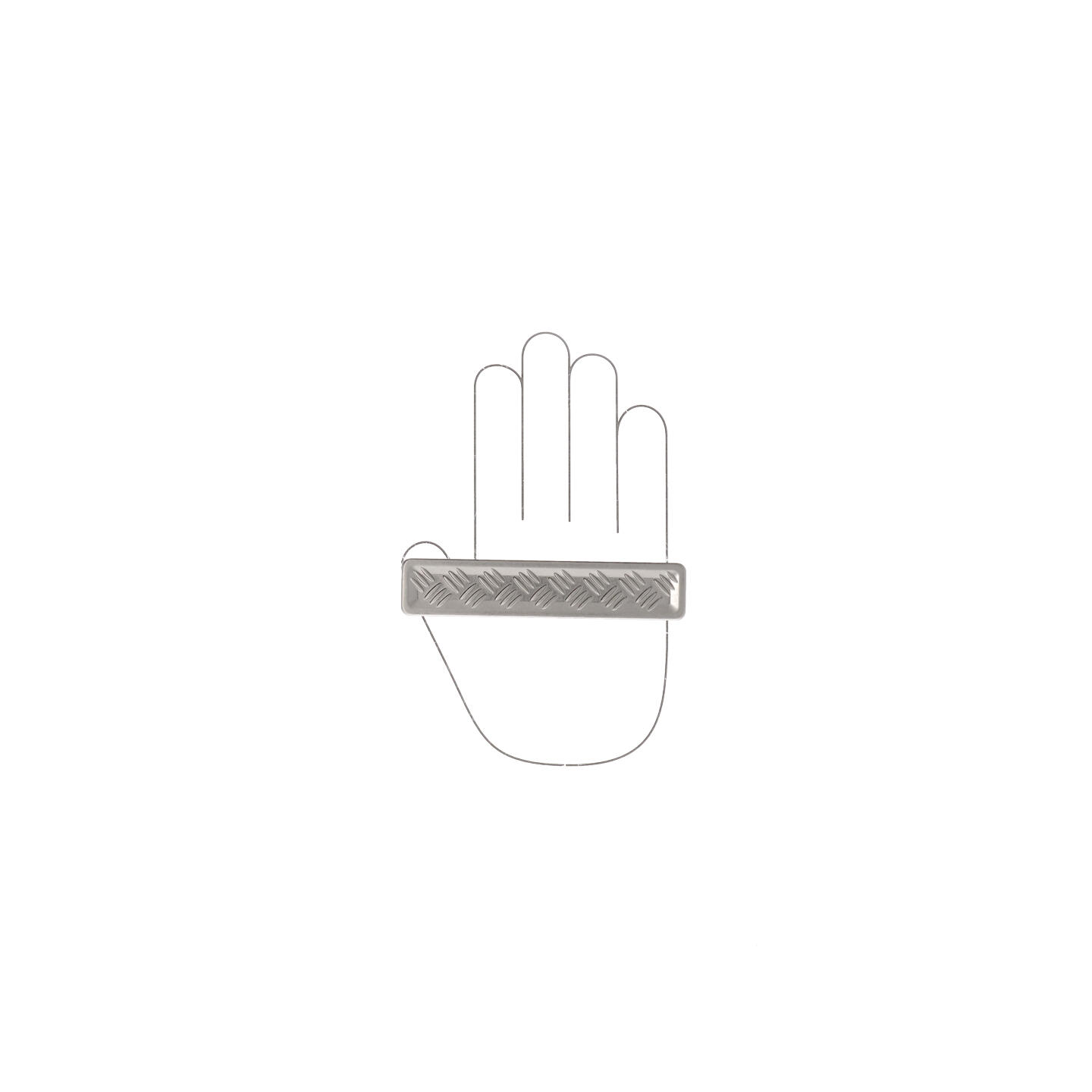Poignée pour meubles en zamac Entraxe 96mm Nickel millésimé - Gris / argent, Zamak – Image 4