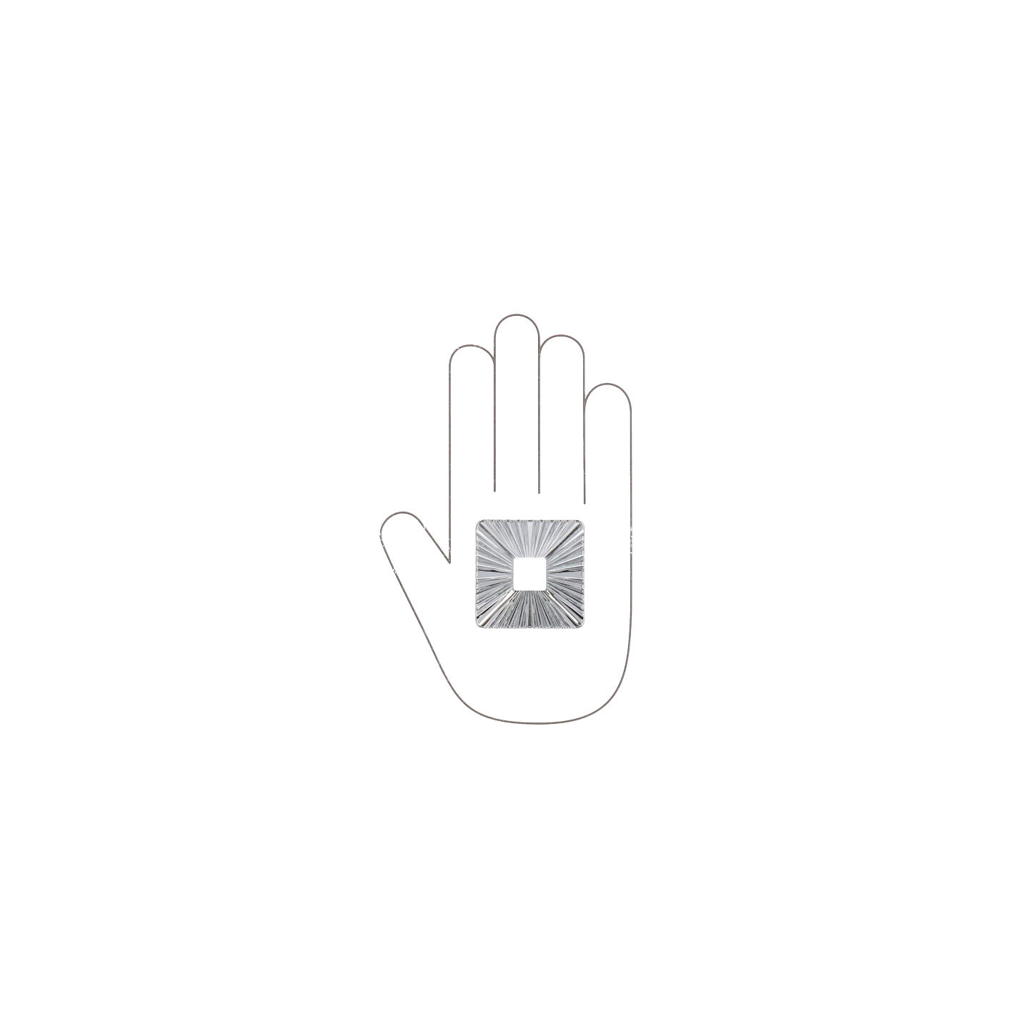 Poignée pour meubles en zamac Entraxe 32mm chrome poli - Gris / argent, Zamak – Image 4