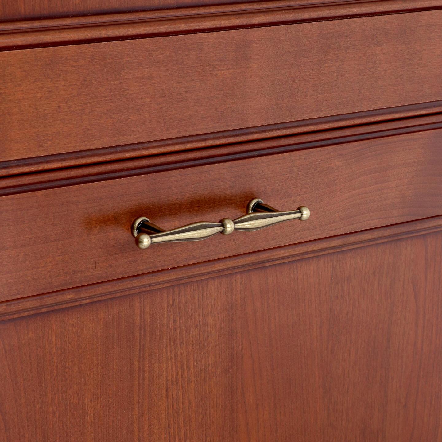 Poignée pour meubles en zamac Entraxe 96mm Florence antique - Marron, Zamak – Image 5
