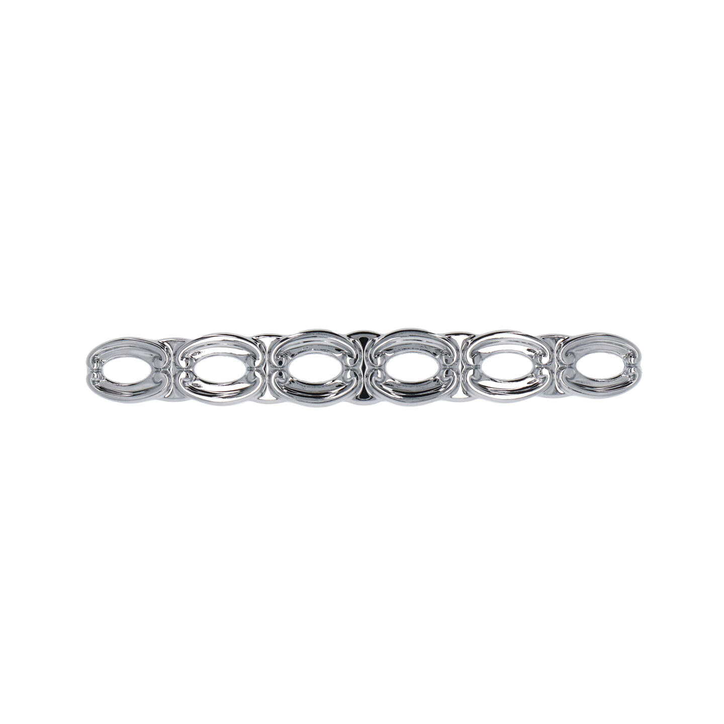 Poignée pour meubles en zamac Entraxe 96mm chrome poli - Gris / argent, Zamak – Image 3
