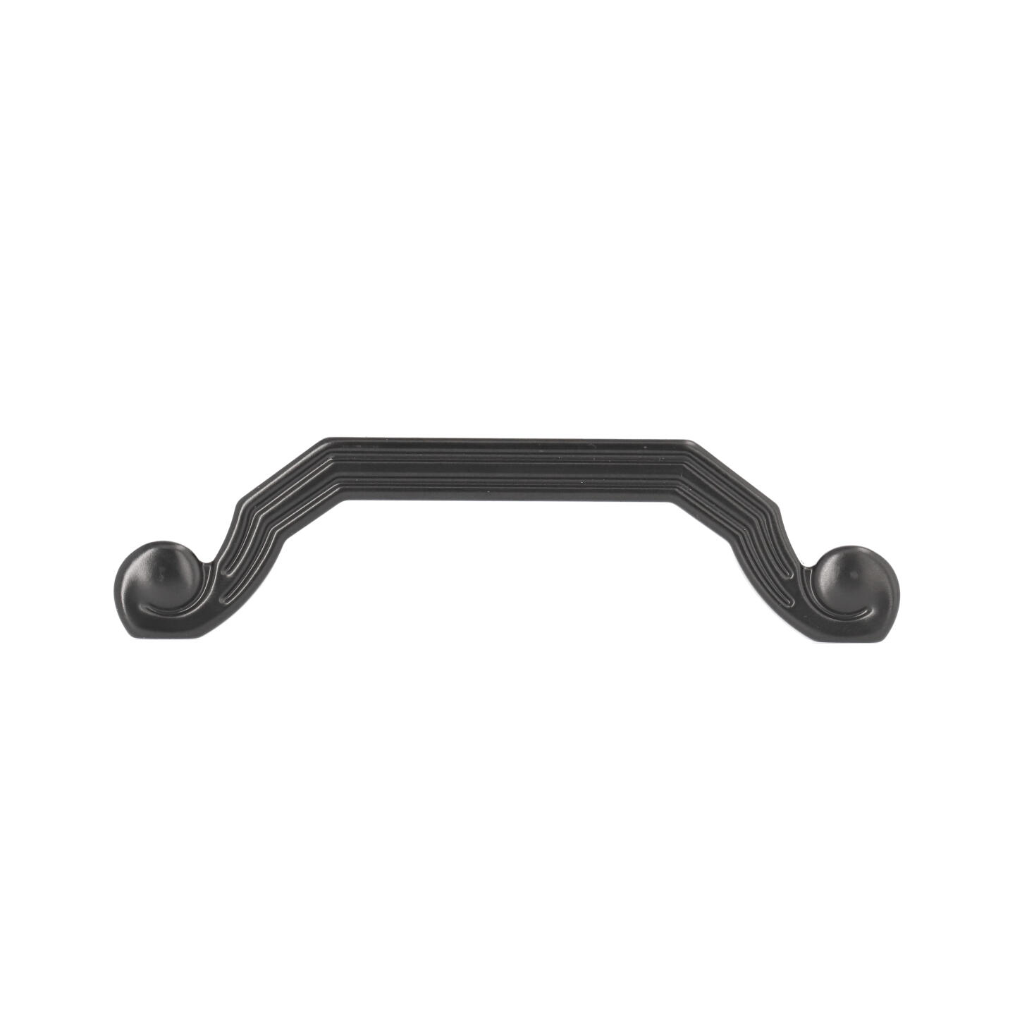 Poignée pour meubles en zamac Entraxe 96mm Vernis noir mat - Zamak - Image 2