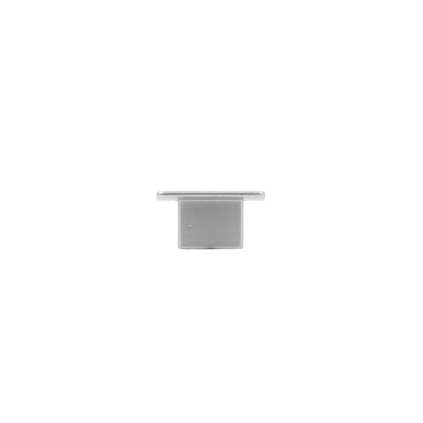 Bouton pour meubles en zamac Diamètre 30mm x 16 Aluminium mat verni - Gris / argent, Zamak - Image 2