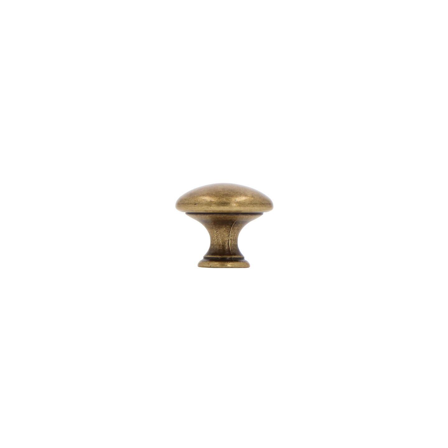 Bouton pour meubles en zamac Diamètre 25mm Florence antique - Marron, Zamak - Image 2